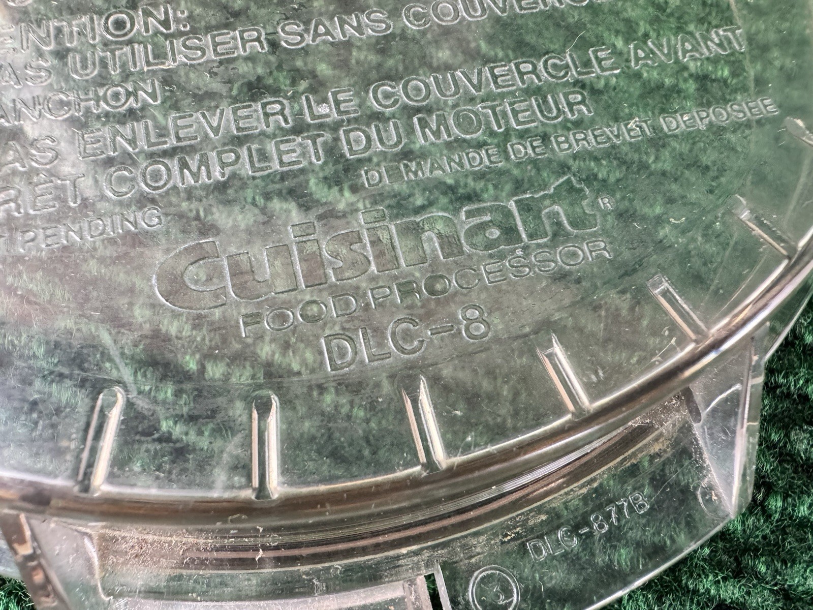 Cuisinart DLC-8 Custom 11 Work Bowl, Lid, & Chute Replacement Parts