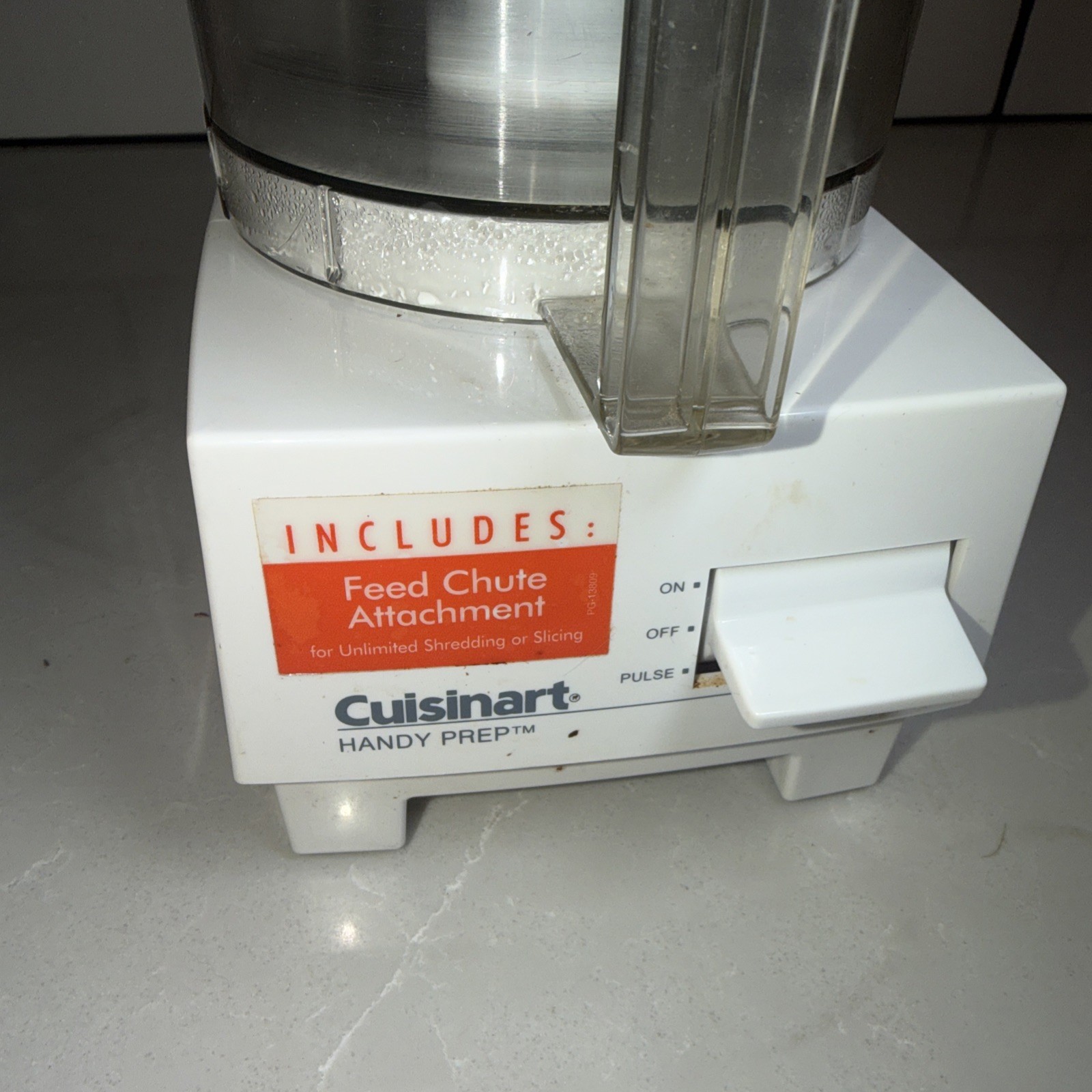 Cuisinart Little Pro Plus Food Processor Base Bowl Lid Blade – Works Great