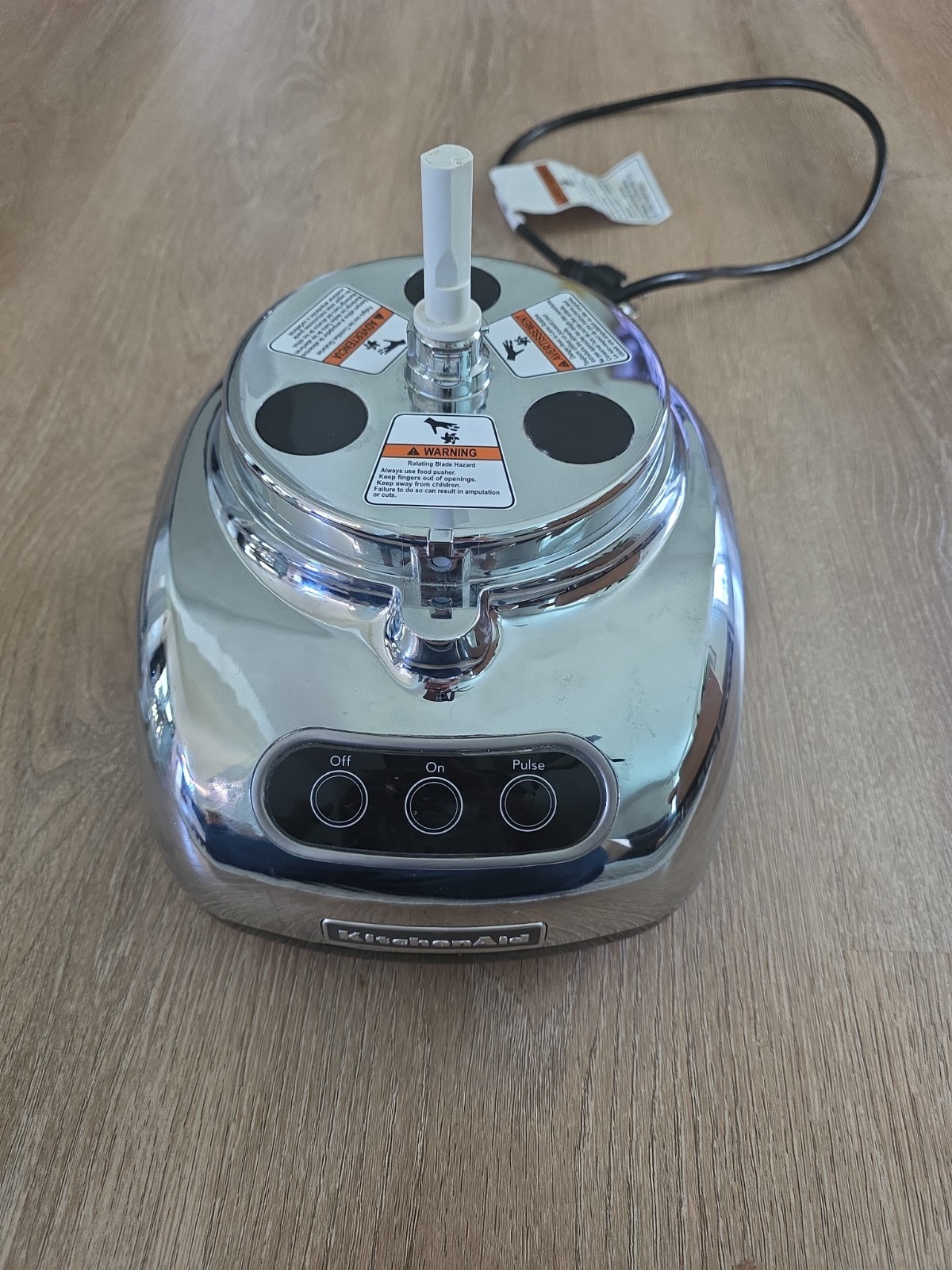 KitchenAid KFP740CR0 Food Processor Replacement Base Motor Only Chrome Works