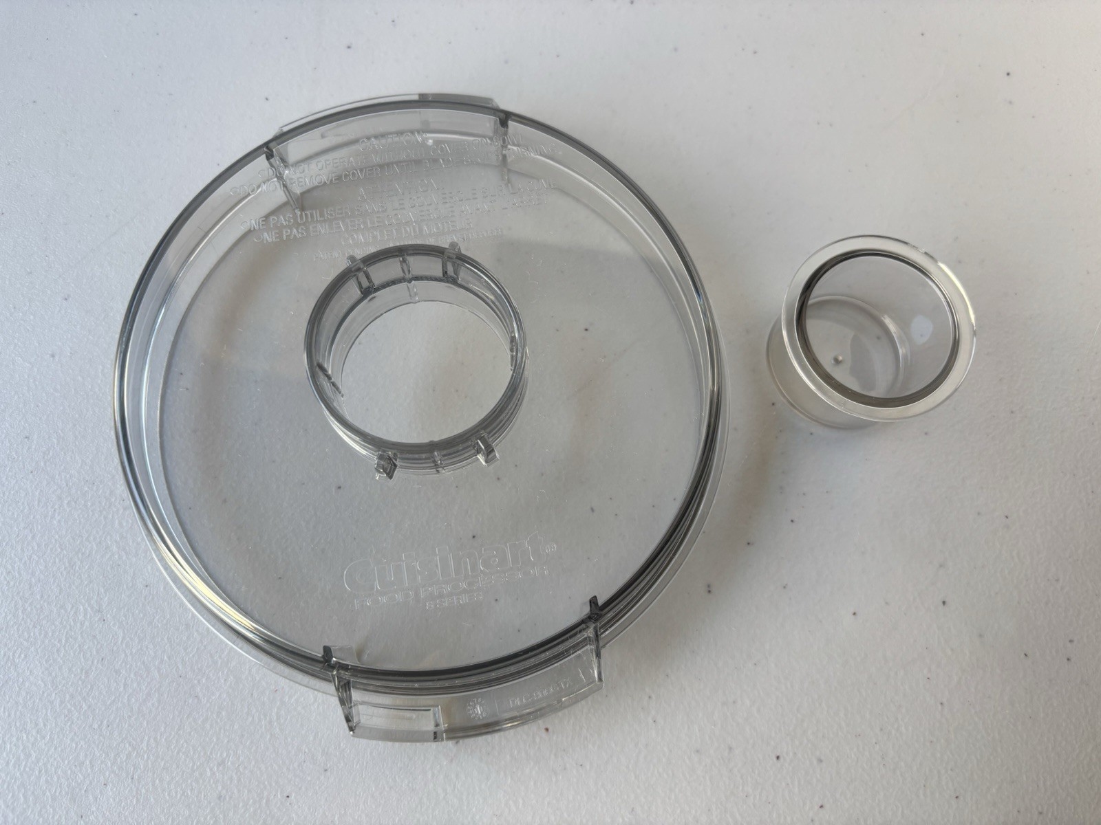 Cuisinart Pro Custom 11 Food Processor DLC-8 Flat Lid DLC-806GTX With Cap
