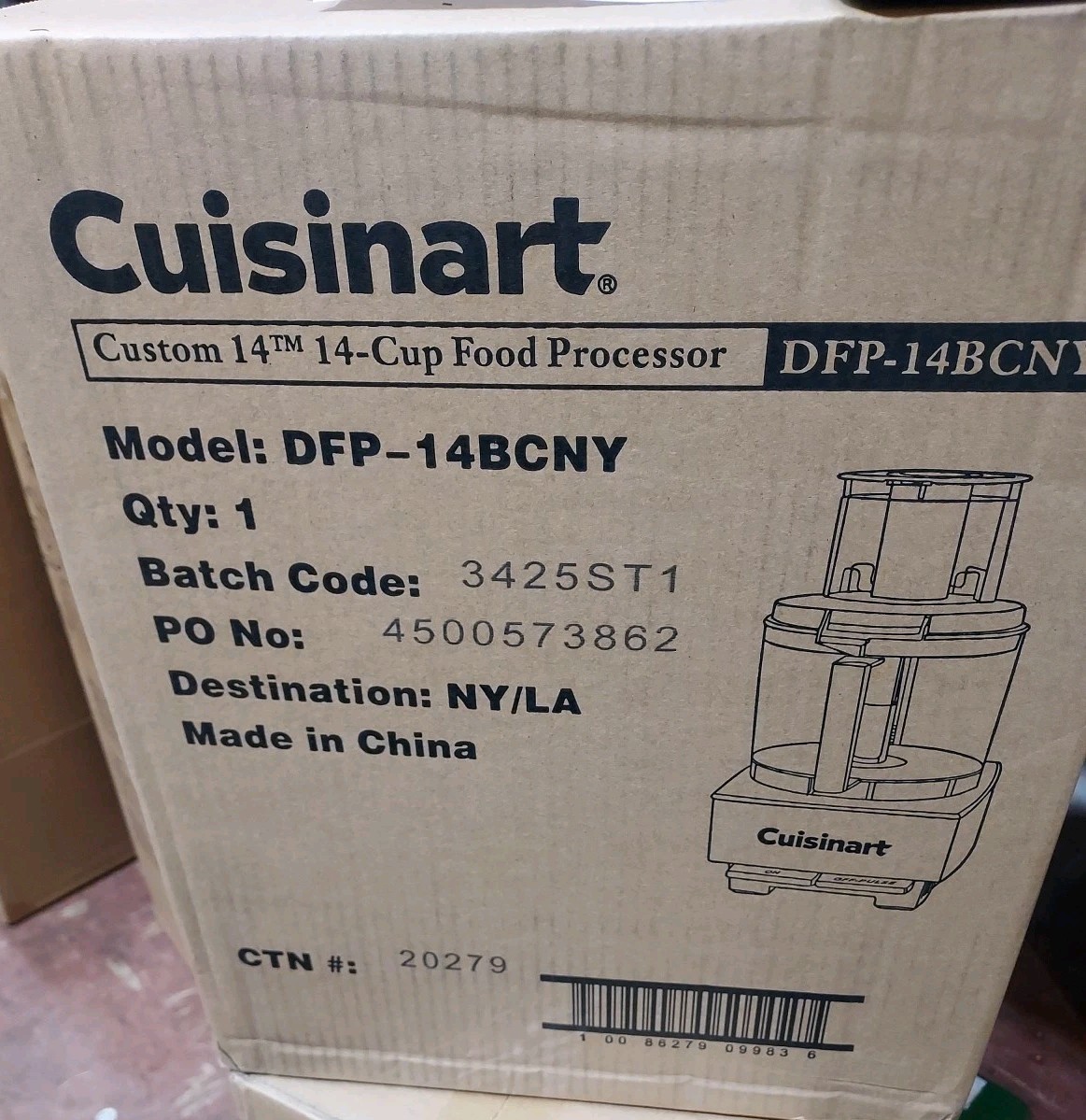 ✨ Cuisinart DFP-14BCNY Custom 14-Cup Food Processor Stainless Steel