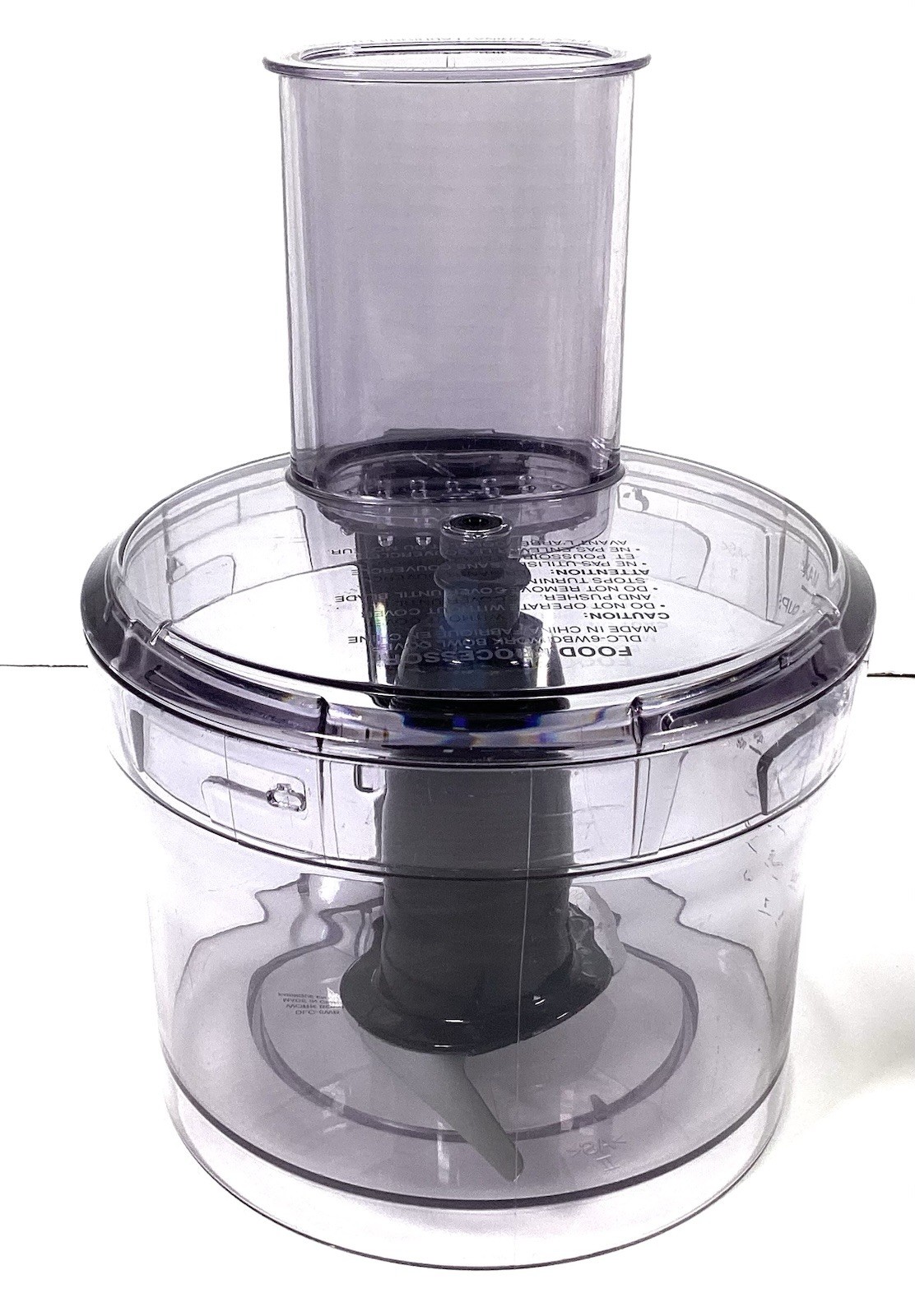 GENUINE Cuisinart Food Processor DLC-6WBC WORK BOWL, LID, BLADE & PUSHER Parts