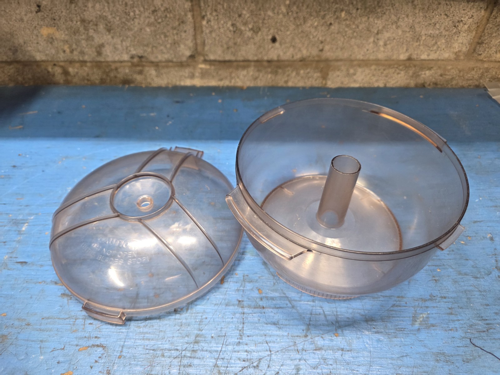 Sunbeam Model 14121 Big Oskar Food Processor Lid & Work Bowl Only Parts