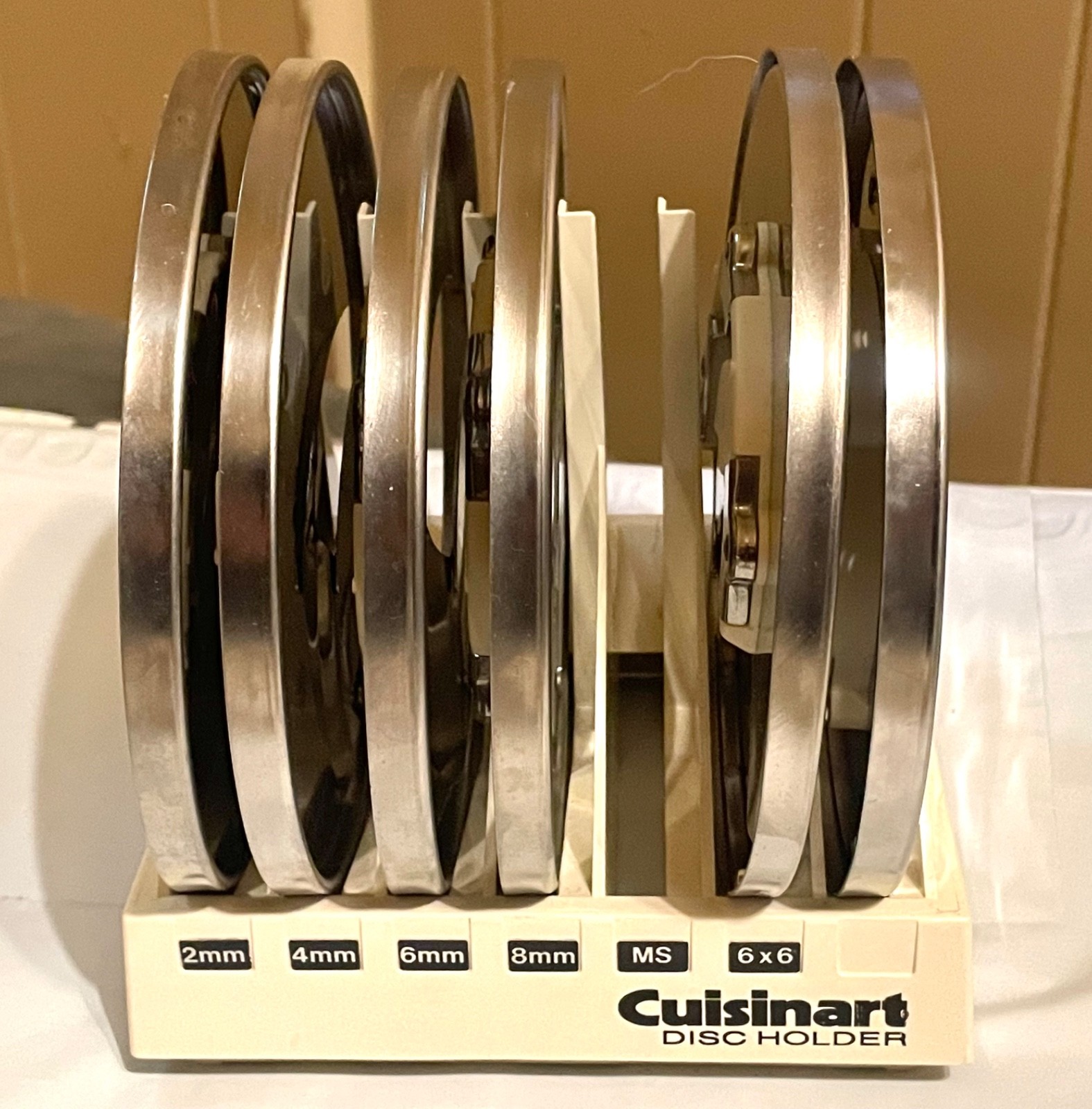 Cuisinart Disc (6) Blade Set DLC-7 Food Processor + Holder