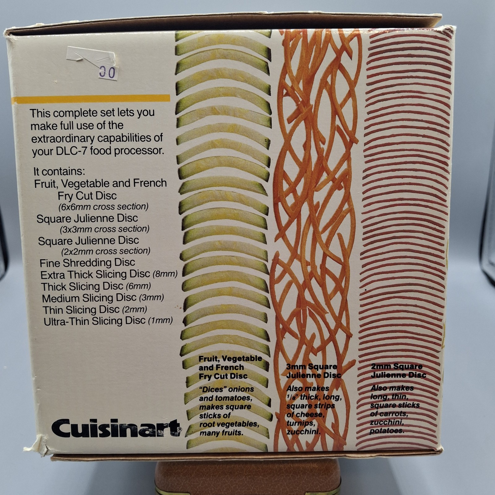 Cuisinart Complete DLC-070 9 Discs Blade Set for the DLC-7, Made In Japan
