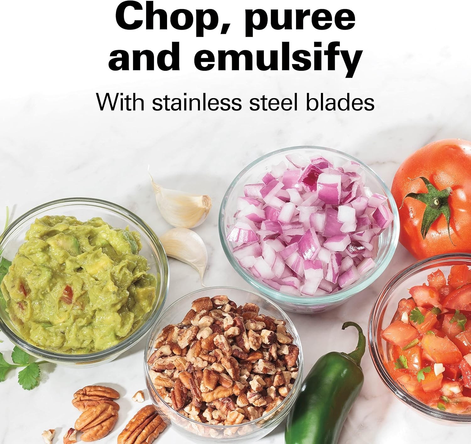 Hamilton Beach 3-Cup Electric Vegetable Chopper & Mini Food Processor