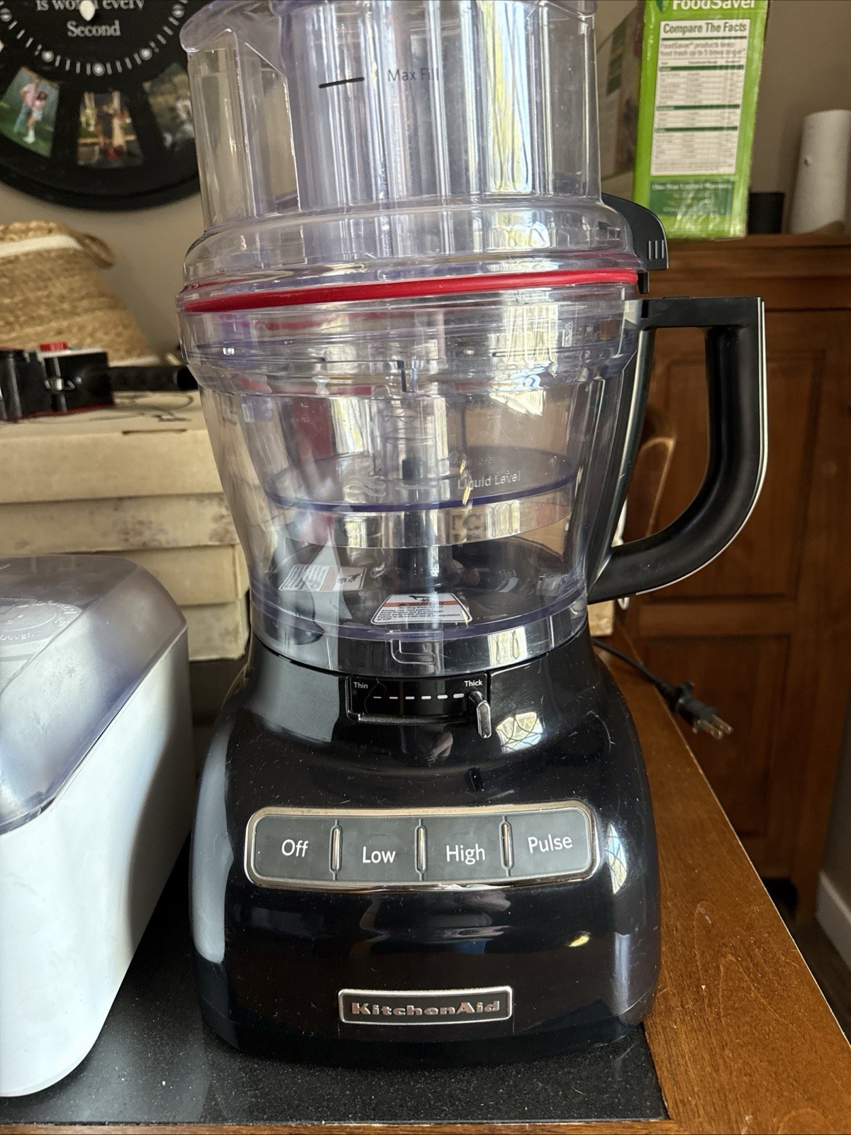 KitchenAid 13 Cup Ultra Wide Mouth Food Processor, Espresso (Used)