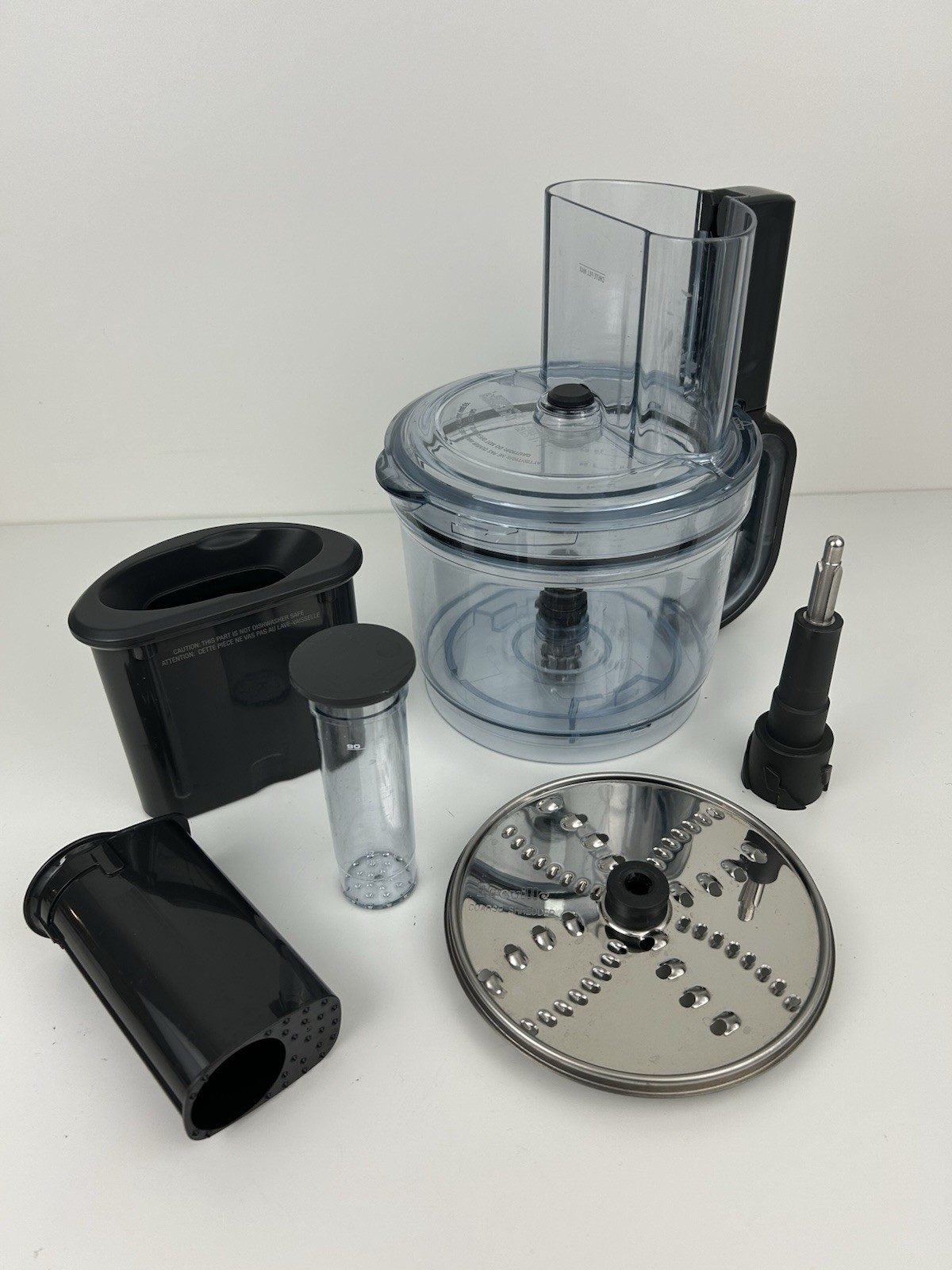 Breville Sous Chef 12 Cup BFP660 Bowl Lid Pusher & Shredding Disc + Spindle