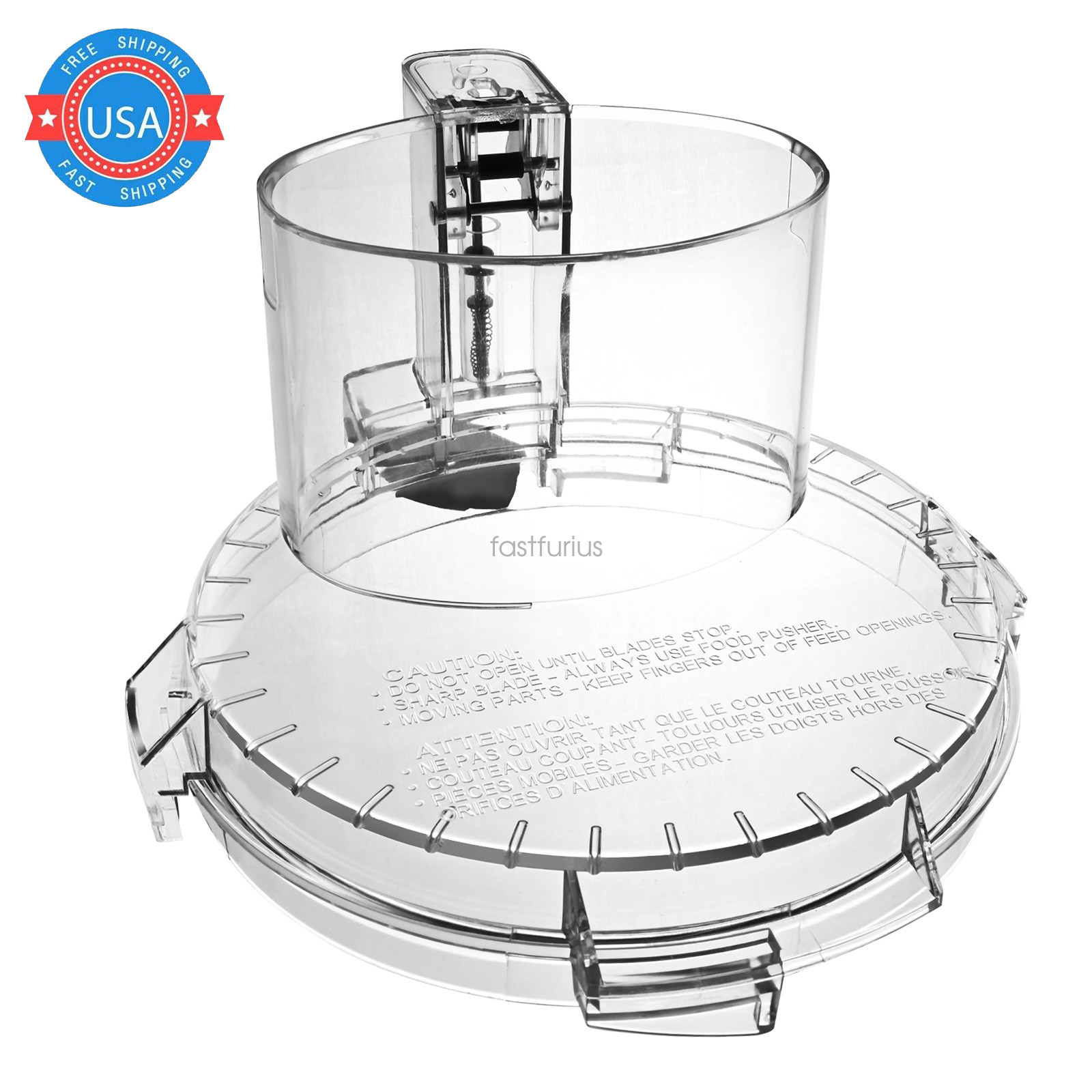 DFP-14NWBCT1 Food Processor Work Bowl Cover Fits Cuisinart for DLC-005AGTXT1