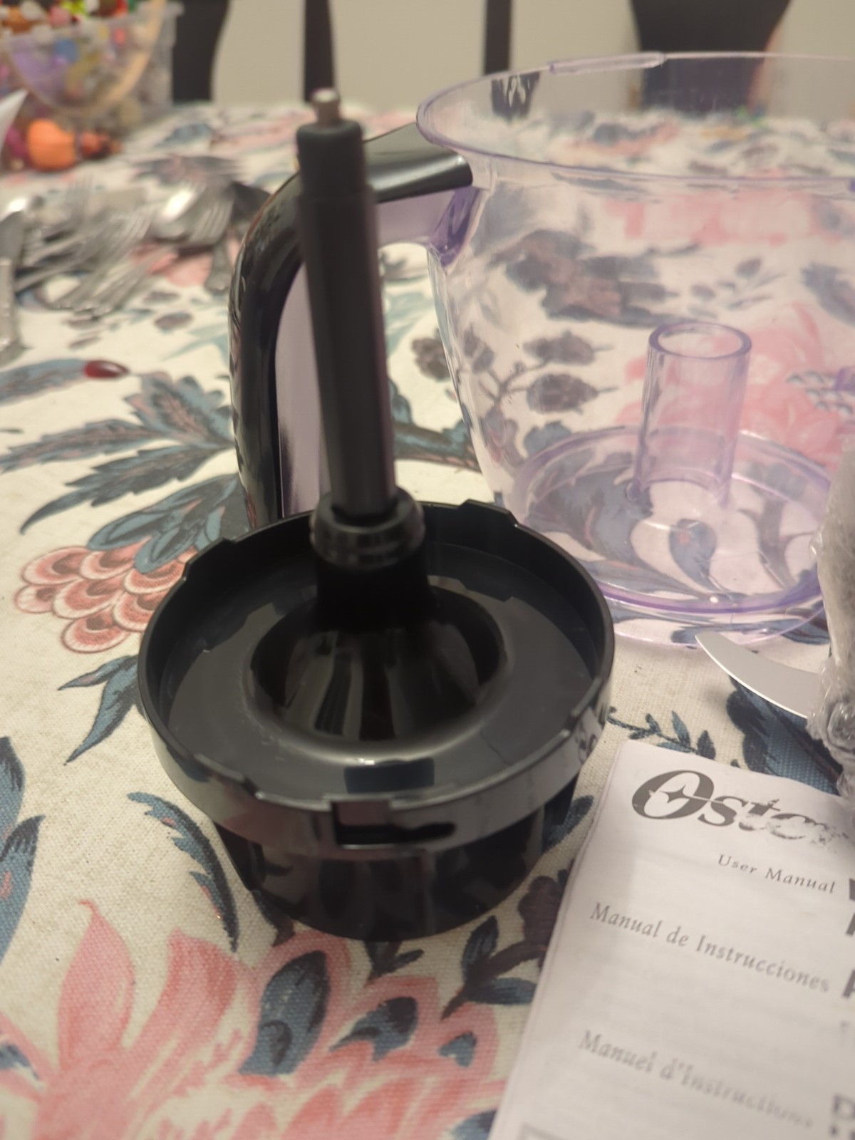 Oster Food Processor Replacement Accessory 116534-000-000 Bowl Blade Lid Pusher