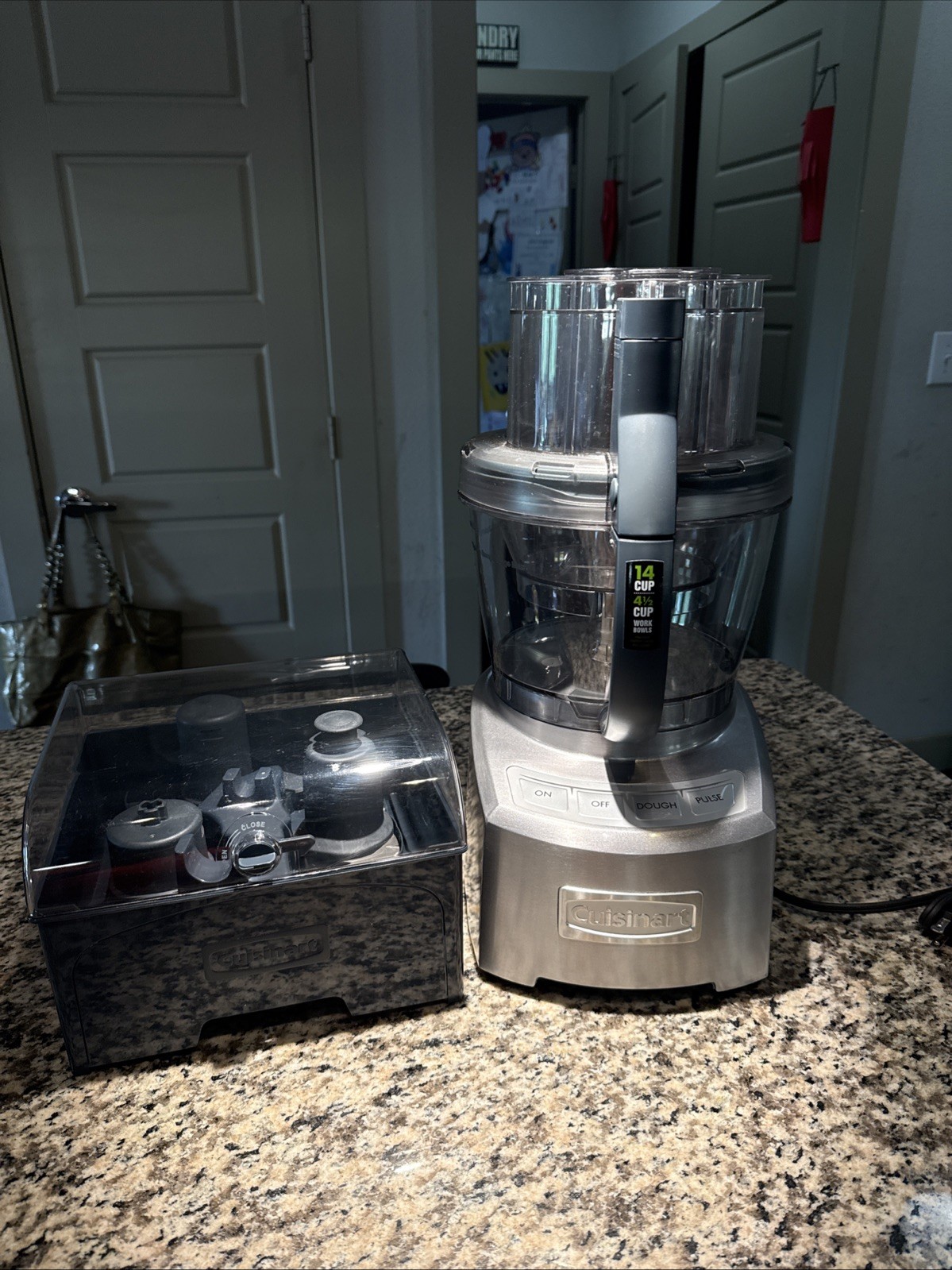Cuisinart Elite Collection 2.0 14 Cup Food Processor, FP-14DCN With Attachments