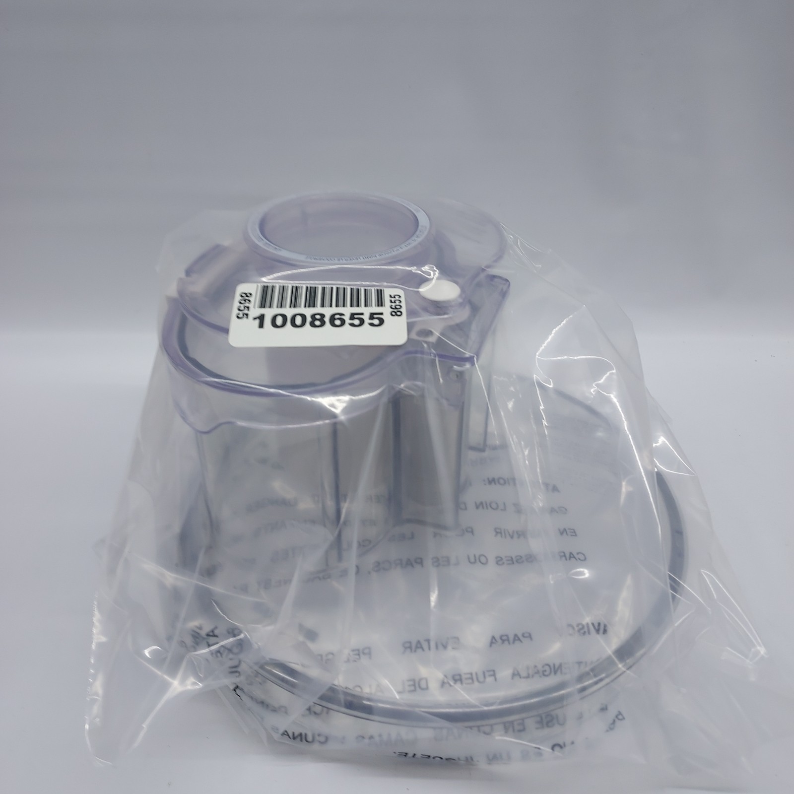 Hamilton Beach 70590 Big Mouth Food Processor Lid Feed Chute Assembly & Pusher