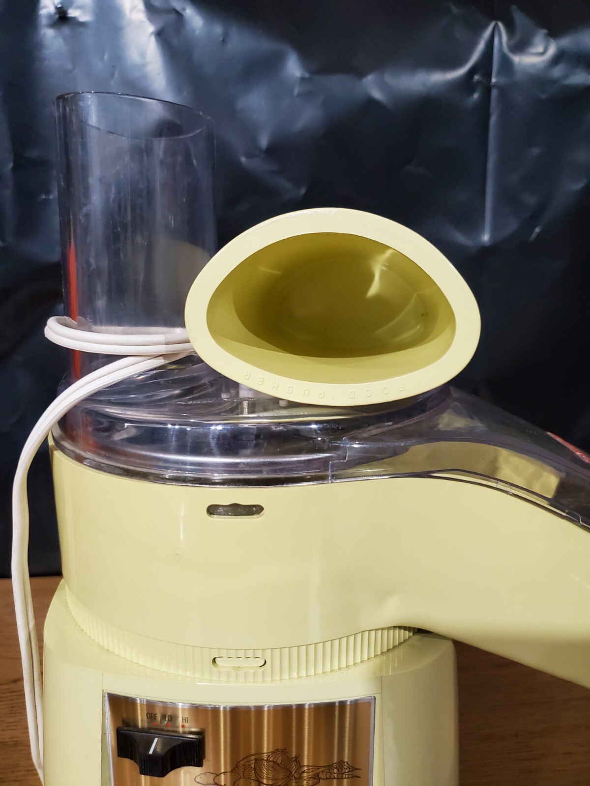 Vintage Oster Food Crafter W/ 3 Blades – 70s Era, Works Great, Blades Sharp.