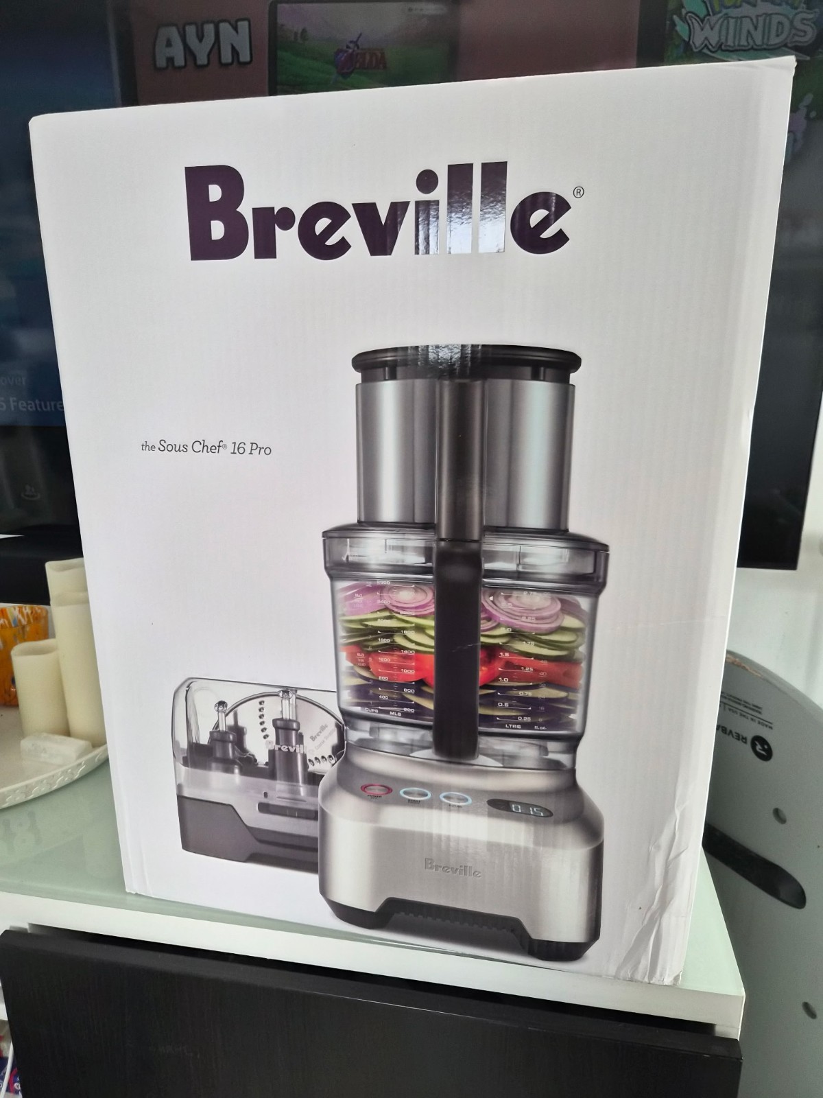 Breville BFP800XL Sous Chef 16 Cup Pro Food Processor Brushed Stainless Steel