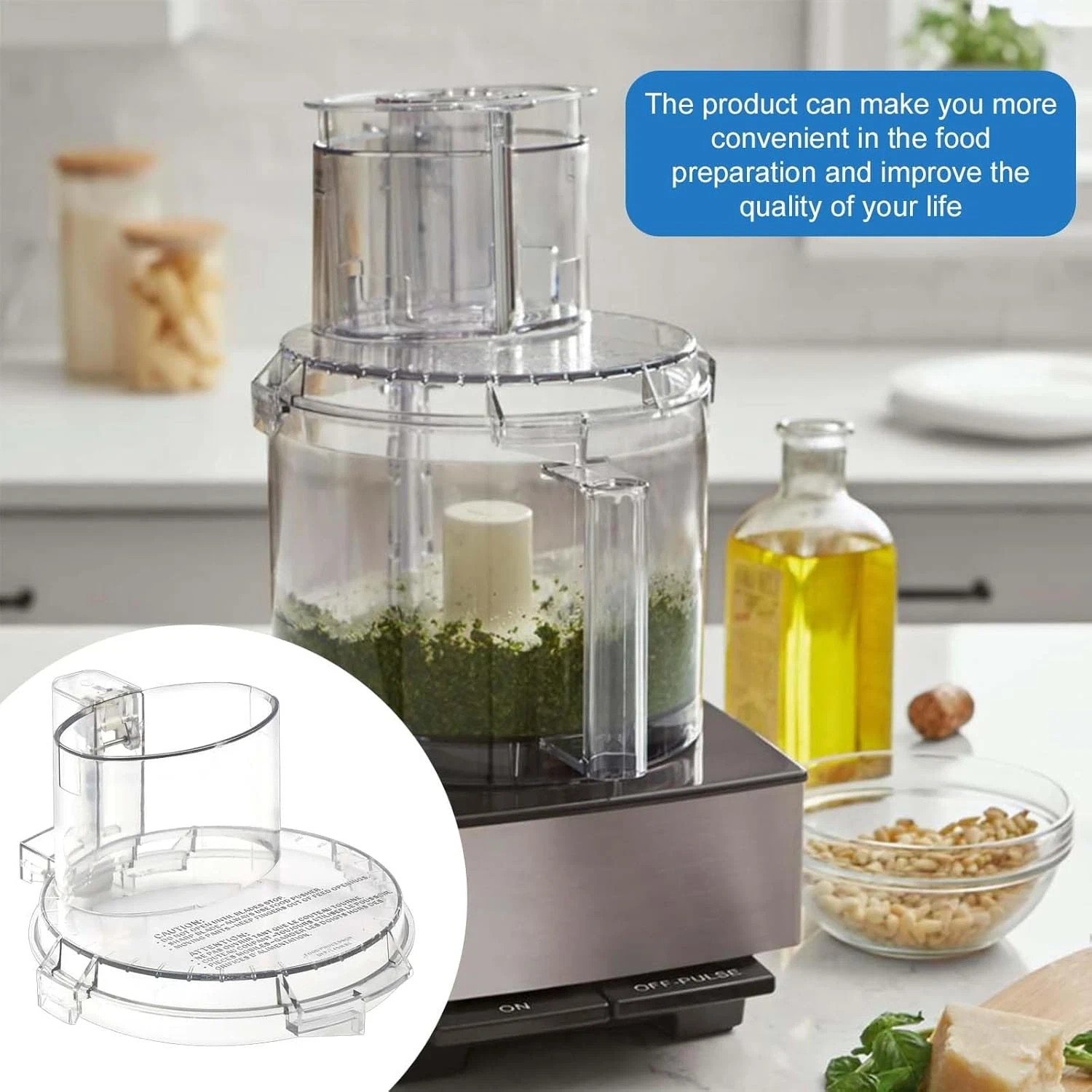 DFP-14 Food Processor Work Bowl Cover DFP-14NWBCT1 for Cuisinart Food Processor