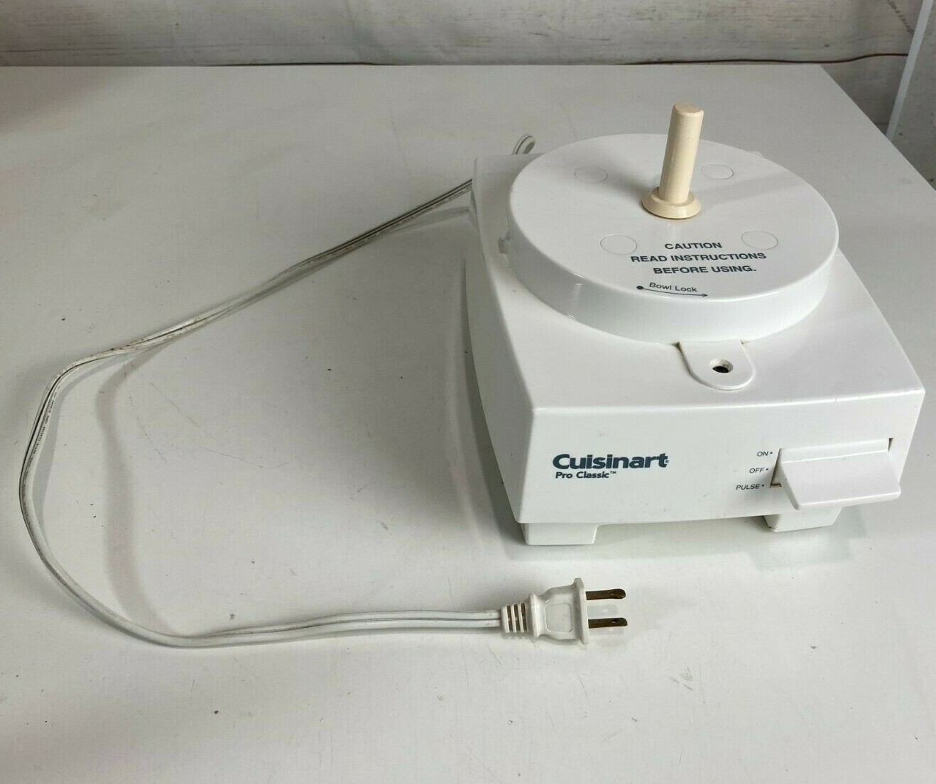 Cuisinart Pro Classic White DLC-10S TX Type 25 Food Processor Motor Base ✅WORKS