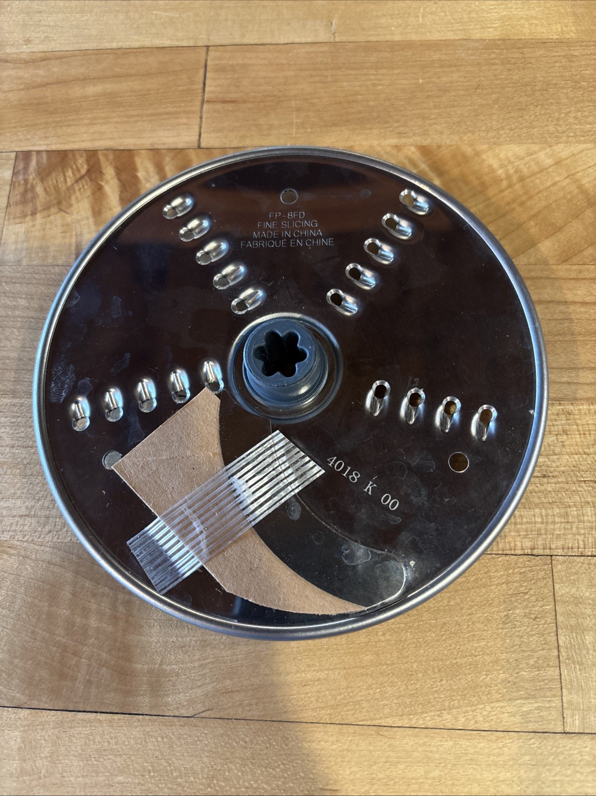 Cuisinart Elemental Food Processor FP-8 Parts, Fine Slice Shred Disc FP-8FD