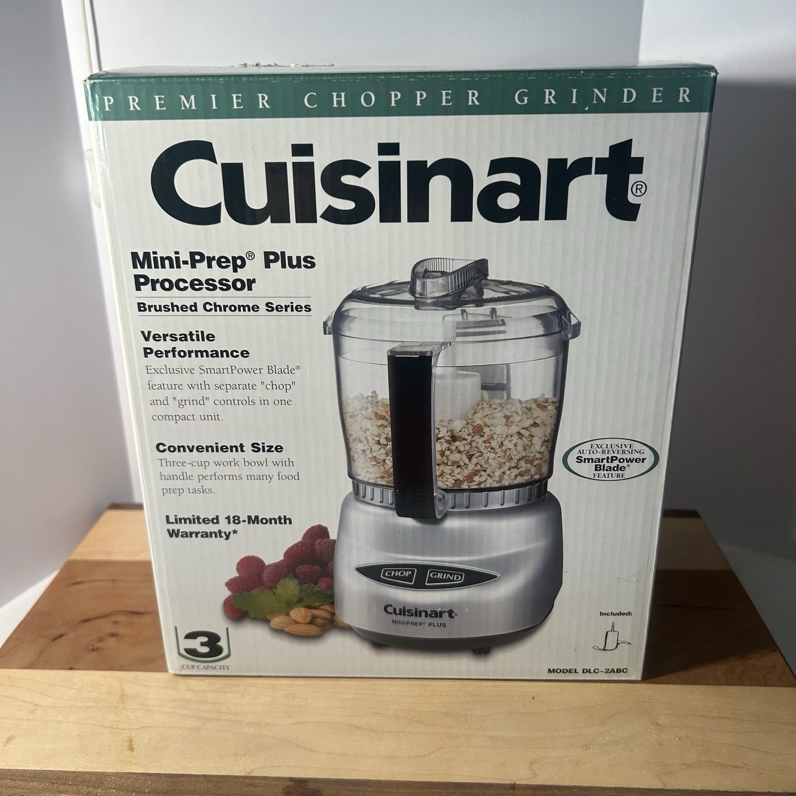 Cuisinart Food Processor, Mini-Prep Plus 3-Cup Food Chopper, DLC-2ABC