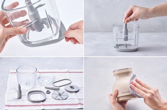 recolte RCP-7 Cordless Capsule Cutter Bonne Food Processor Japan New