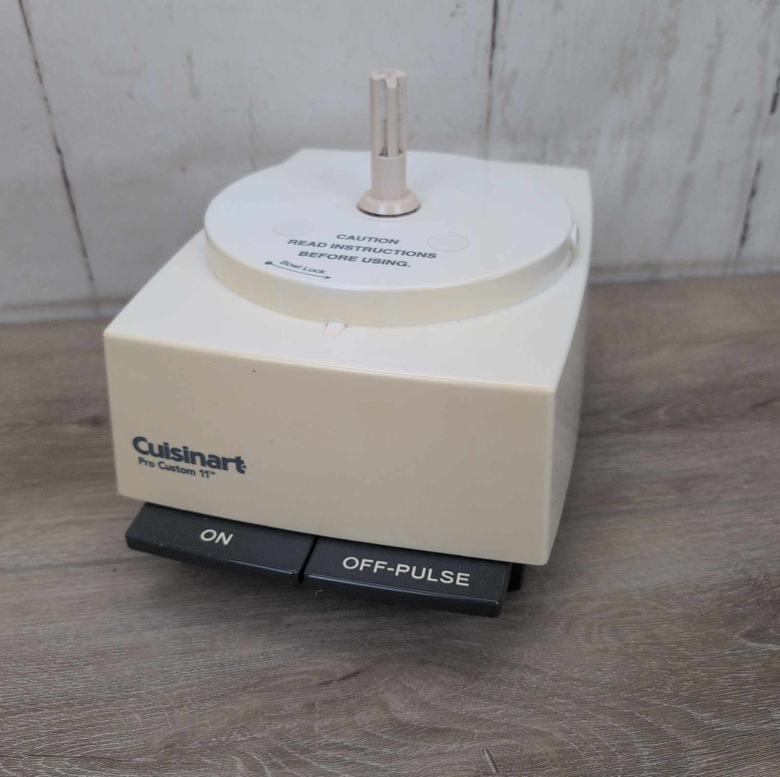 Cuisinart Pro Custom 11 Food Processor Motor Base Only White DLC-8S TX Tested
