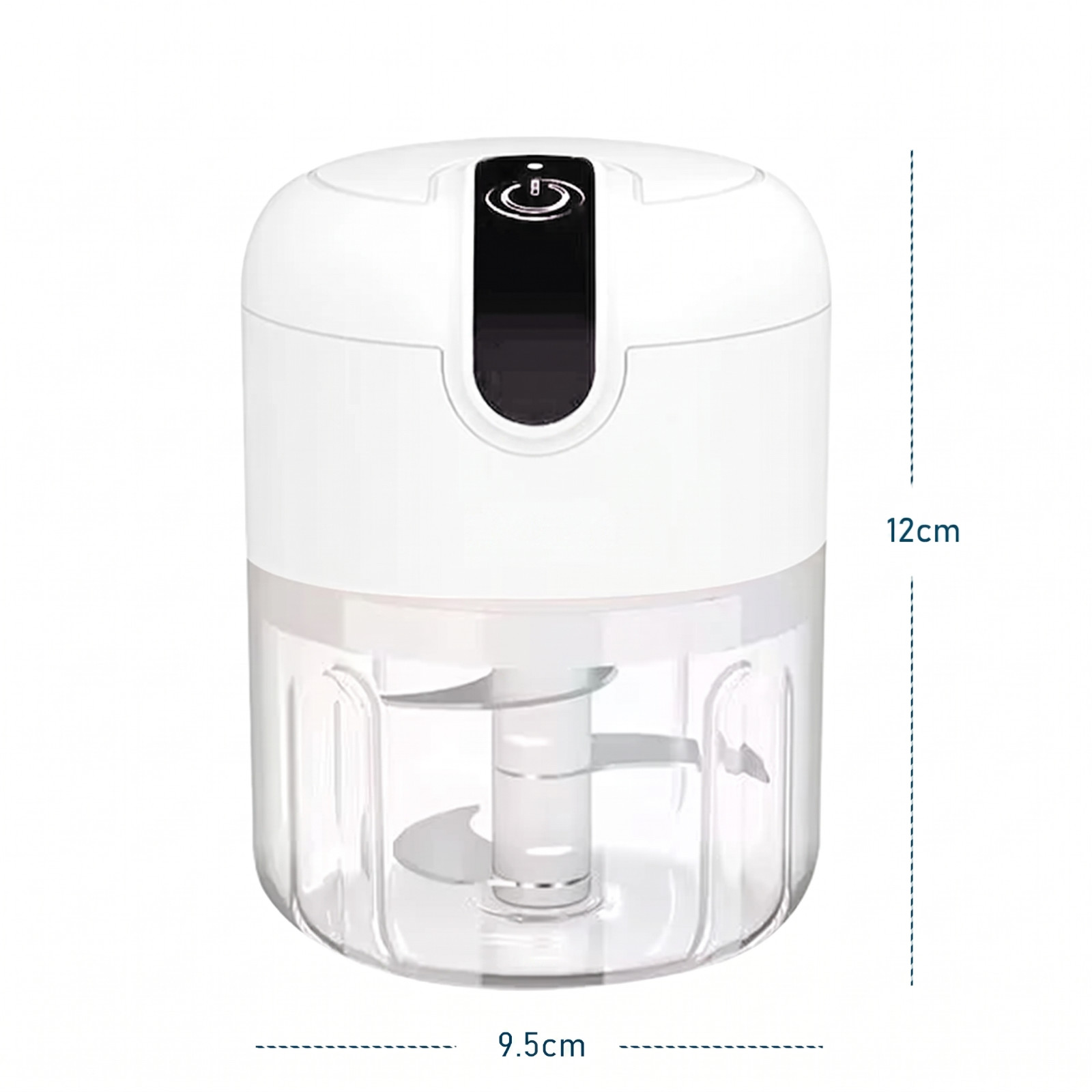 Mini Electric Garlic Chopper 250ml Wireless USB Rechargeable Food Processor