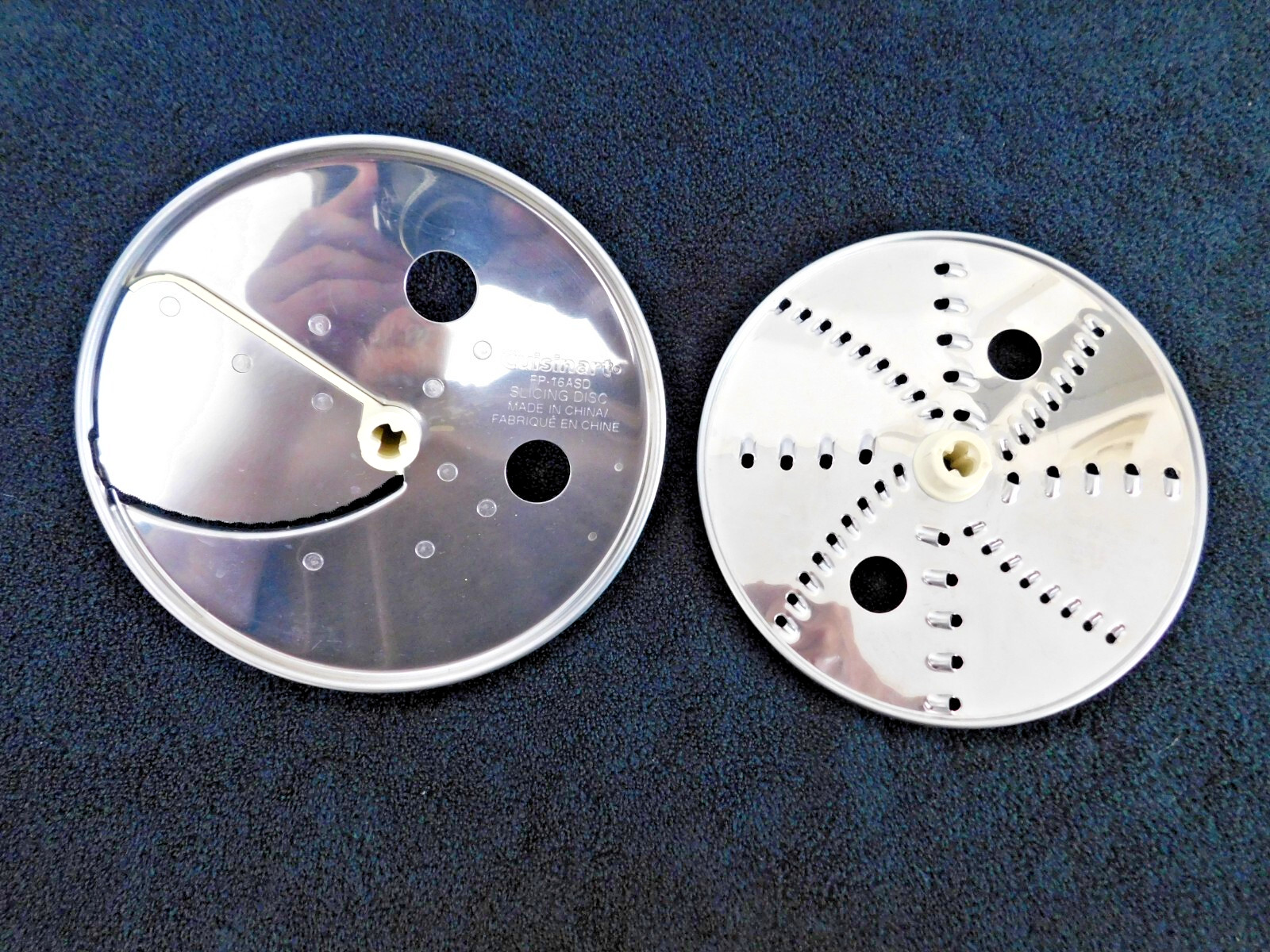 CUISINART FP-16DC MEDIUM/Fine SHREDDING DISC FP-16 RSD & SLICING DISC FP-16ASD