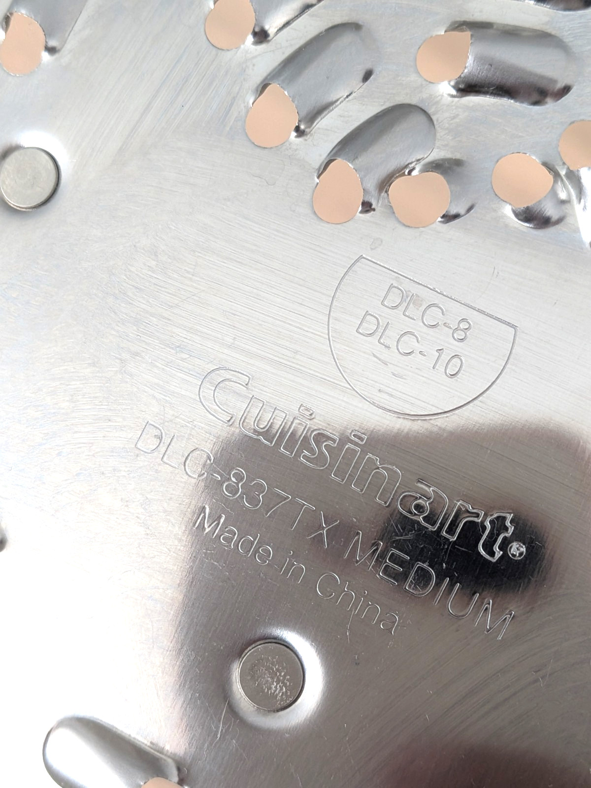 Cuisinart Pro Custom DLC-8/10 Shredding Slicing Discs 837TX 842TX 844TX & Stem
