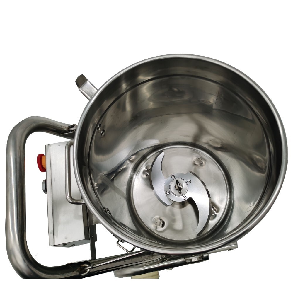 110V 32L Commercial Food Processor, 1800W Stainless Steel Electric Food Chopper