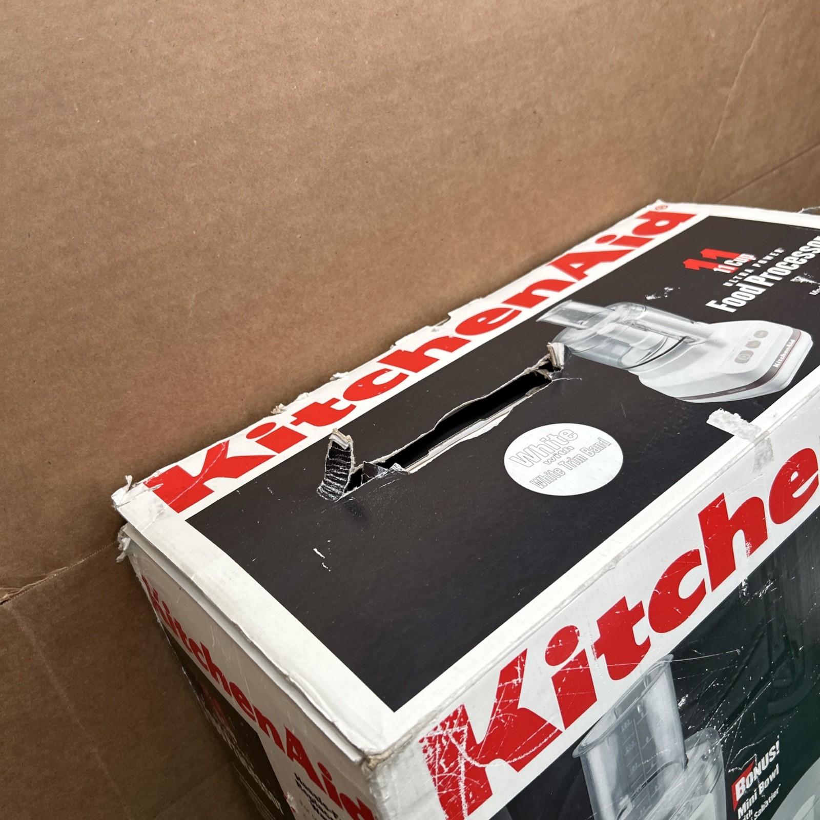 KitchenAid Ultra Power Food Processor 11 Cup KFP-600 WHITE Attachments ORG BOX