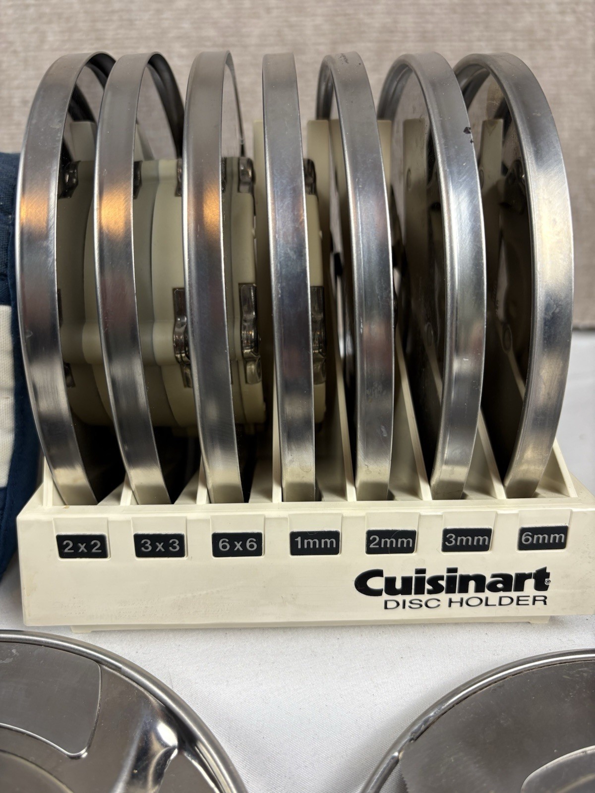 Cuisinart DLC-7 Disc Set 11pc Made in Japan + Holder Bag Julienne Fry