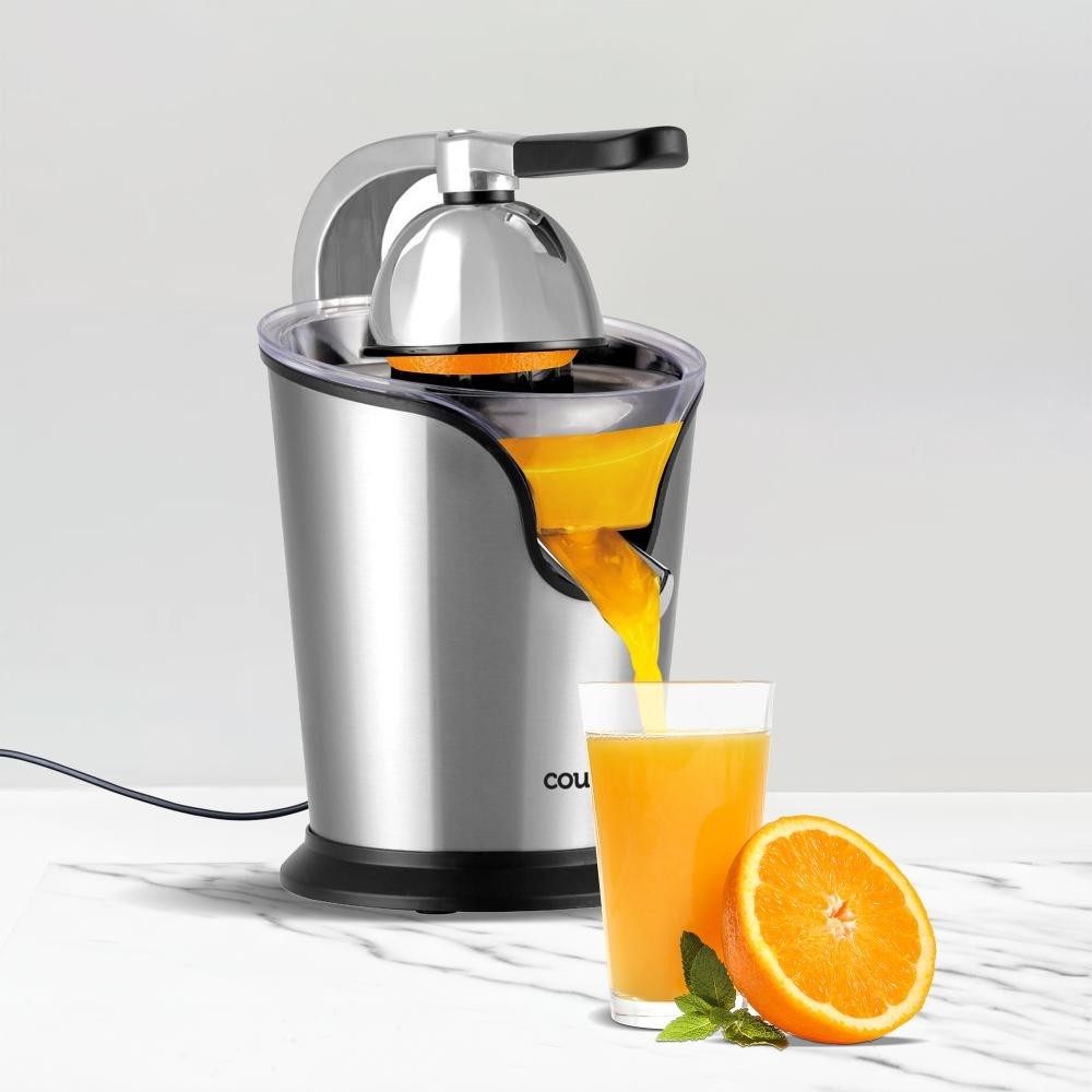 Courant Stainless Steel Citrus Juicer, Square Design with Powerful Watt Motor