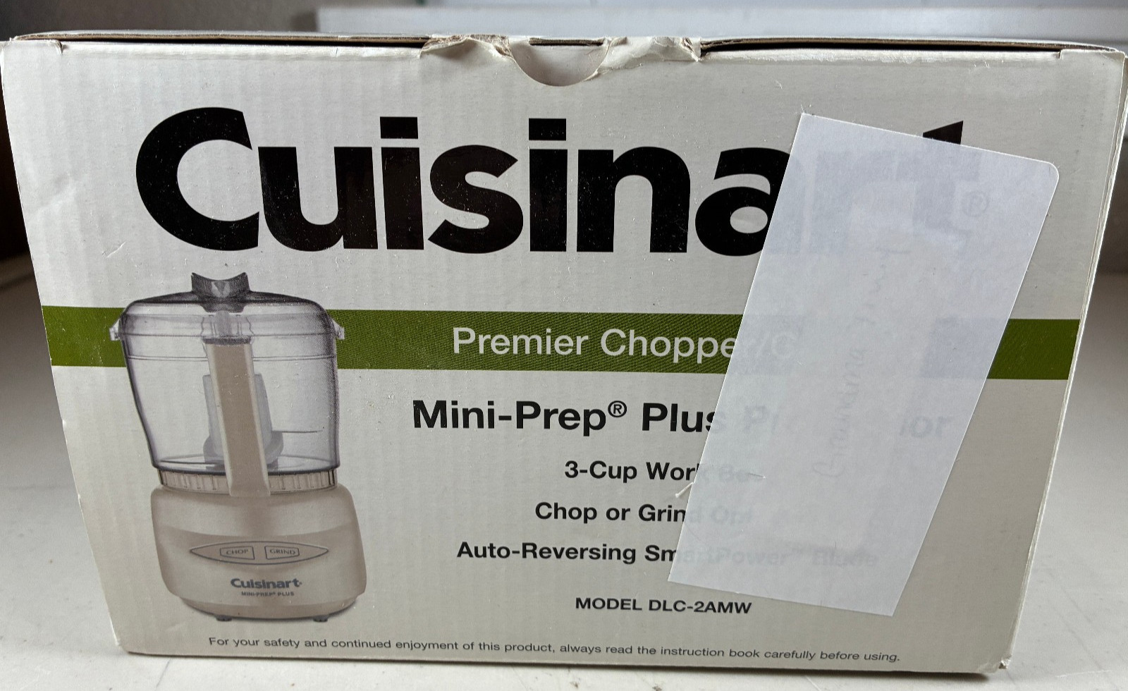 New Open Box Cuisinart DLC-2AMW Mini-Prep Plus Processor Premier Chopper/Grinder