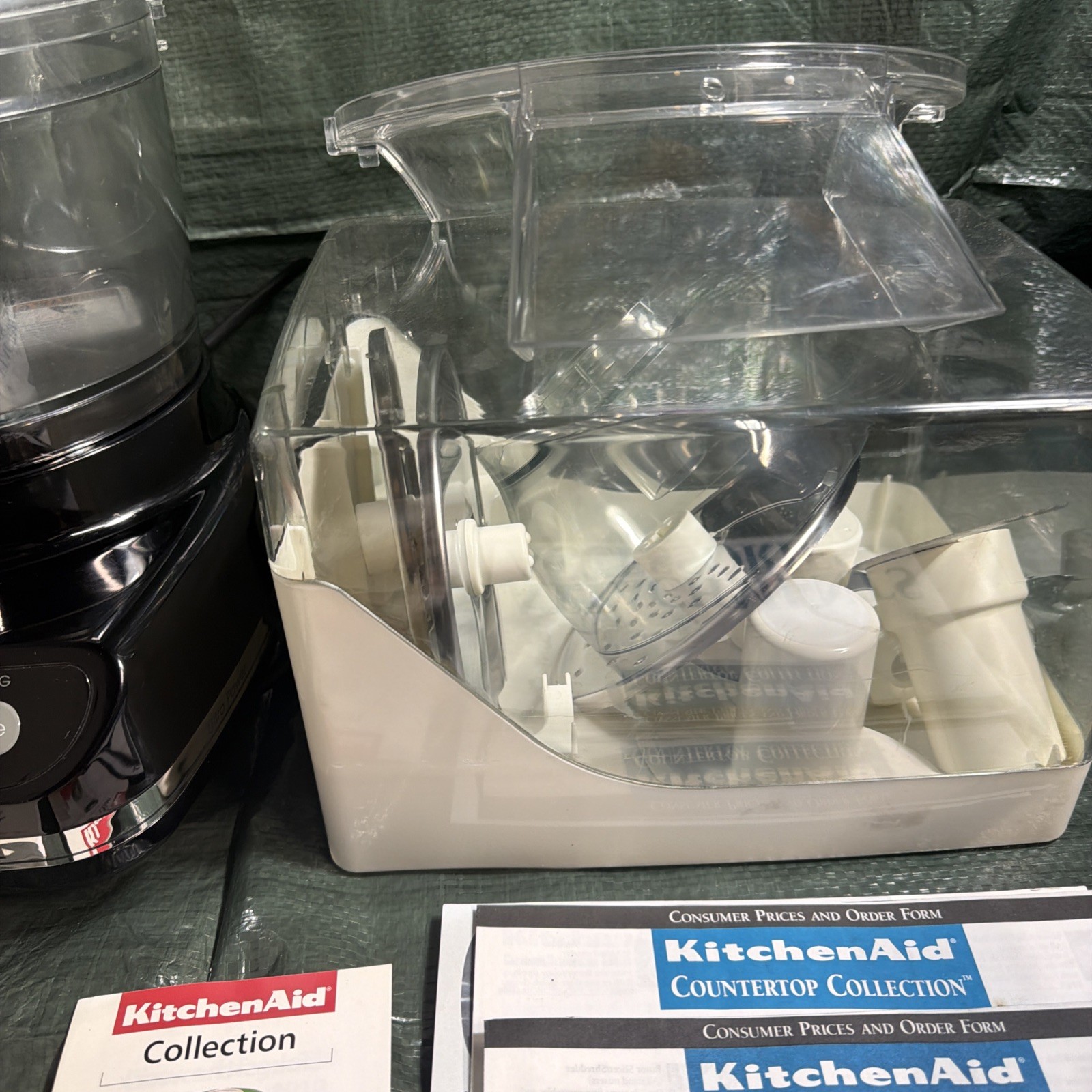 KitchenAid KFP600 Ultra Power Plus 11 Cup Food Processor Manual & Accessories