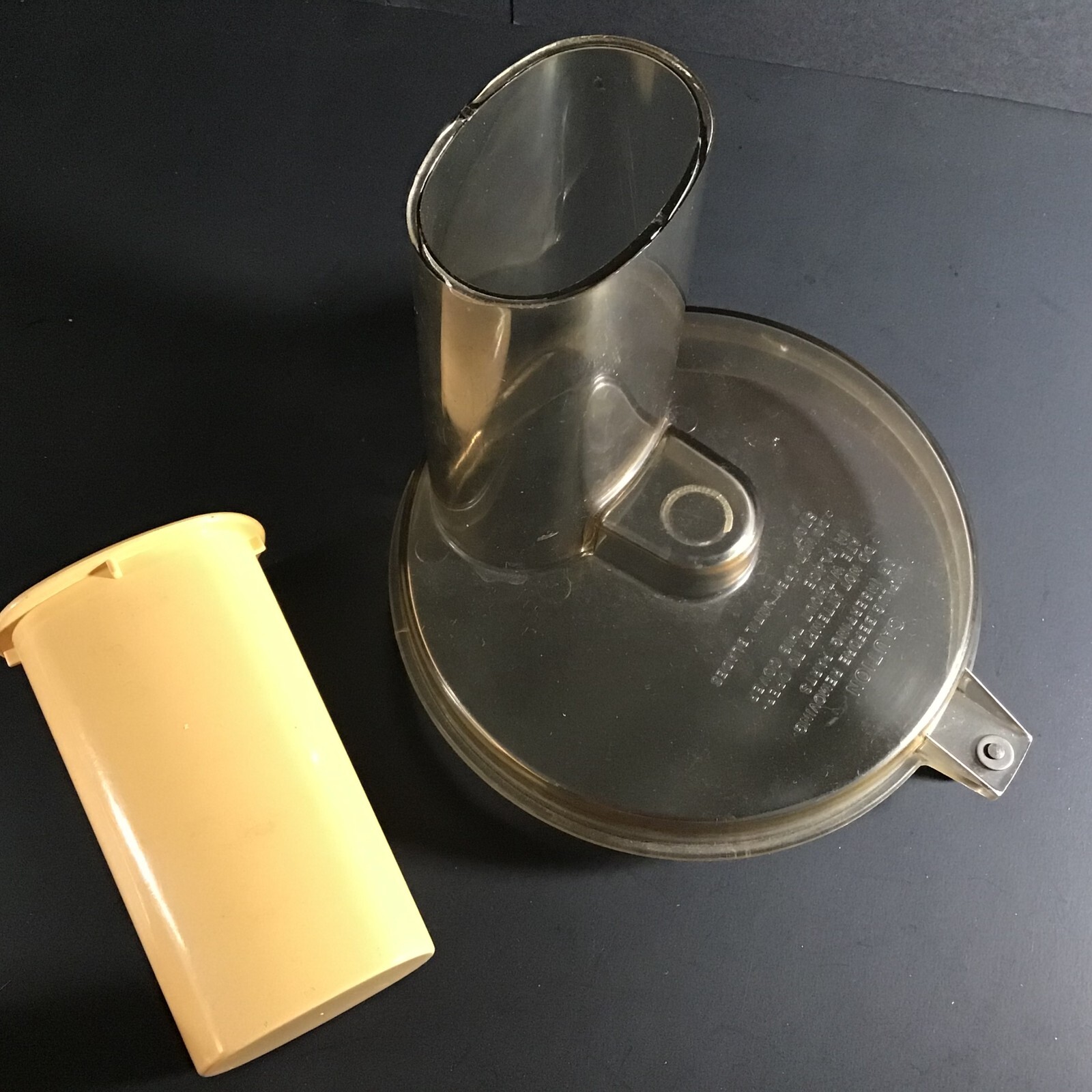 Food Processor Bowl Lid & Pusher GE Blender D1FP2-4202 REPLACEMENT PARTS
