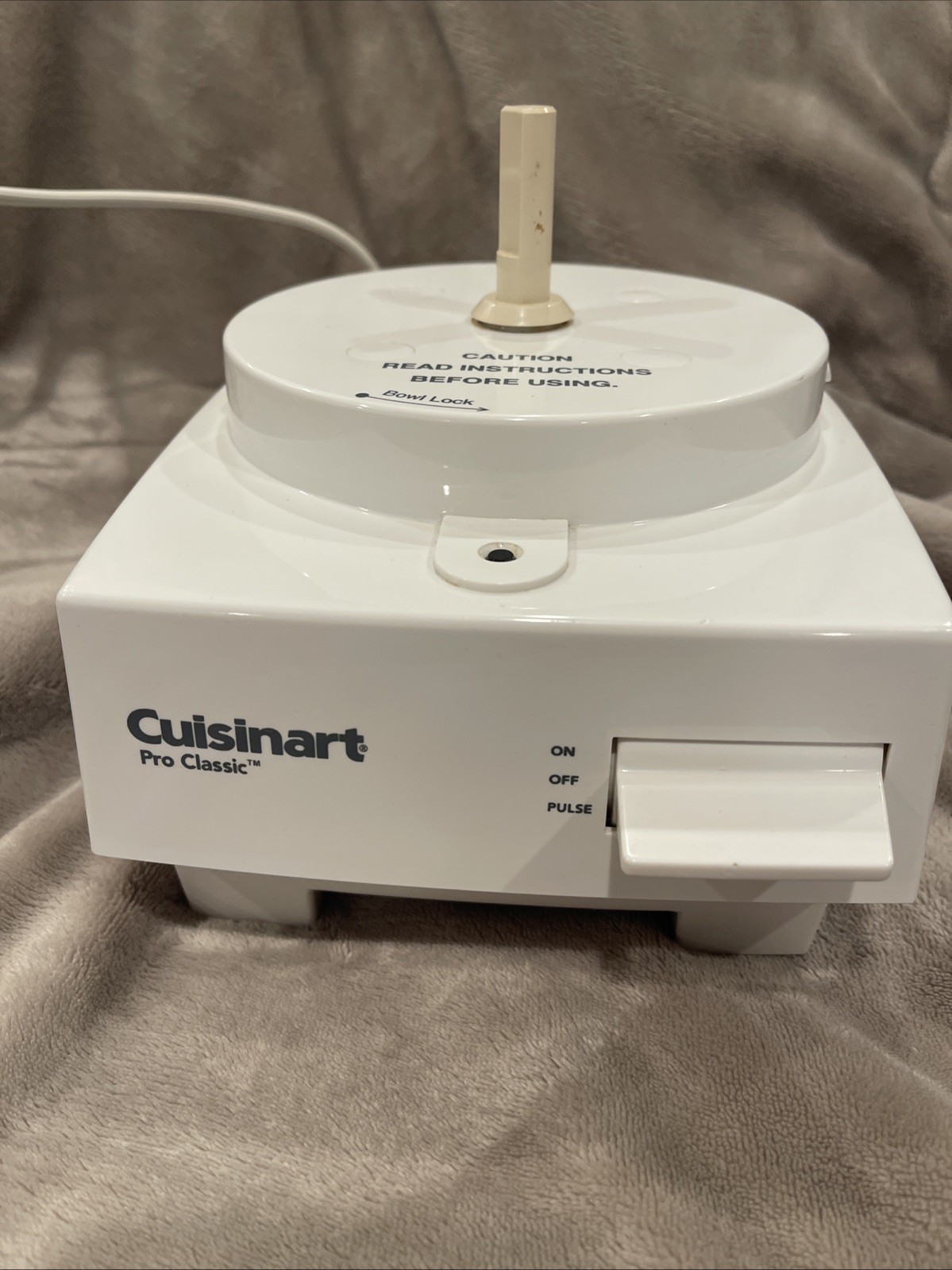 Cuisinart Pro Classic 7-Cup Food Processor DLC-10S TX Base Tested WORKS