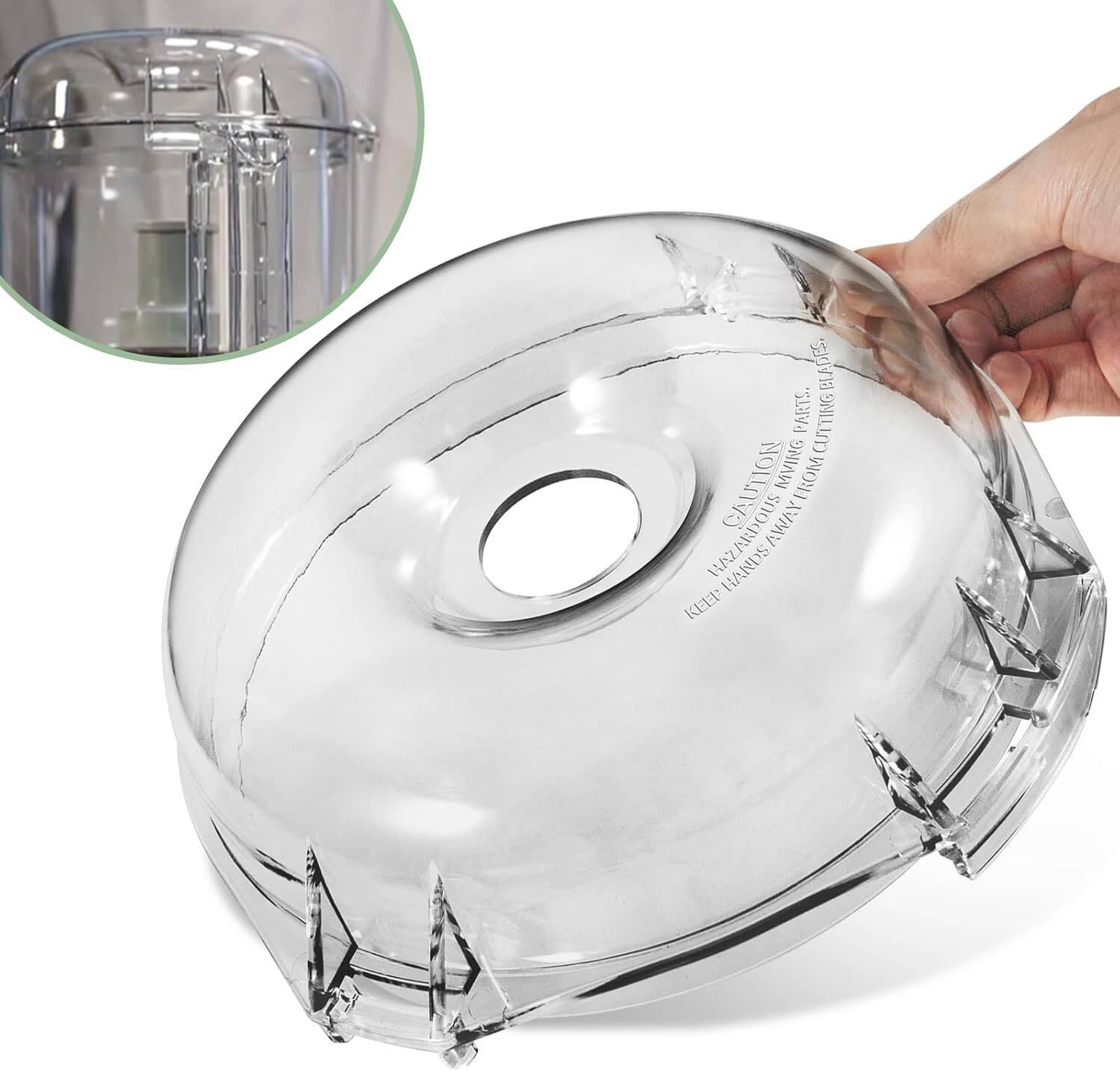 106458S Cutter Bowl Lid for Robot Coupe R2,R2B, R2 Dice, R2 Ultra Dice, R100BCLR