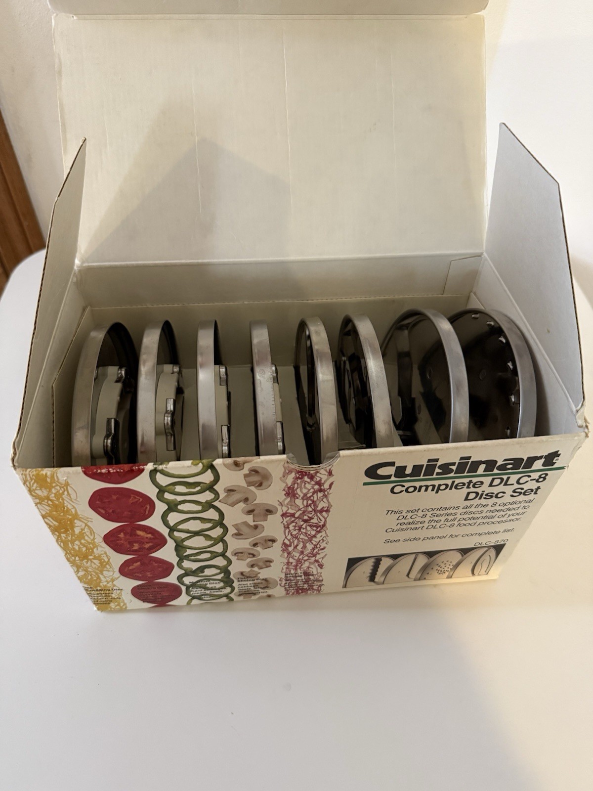 Cuisinart DLC-870 Complete 8pc Replacement Disc Blades DLC8 (DLC10 & Custom 11)