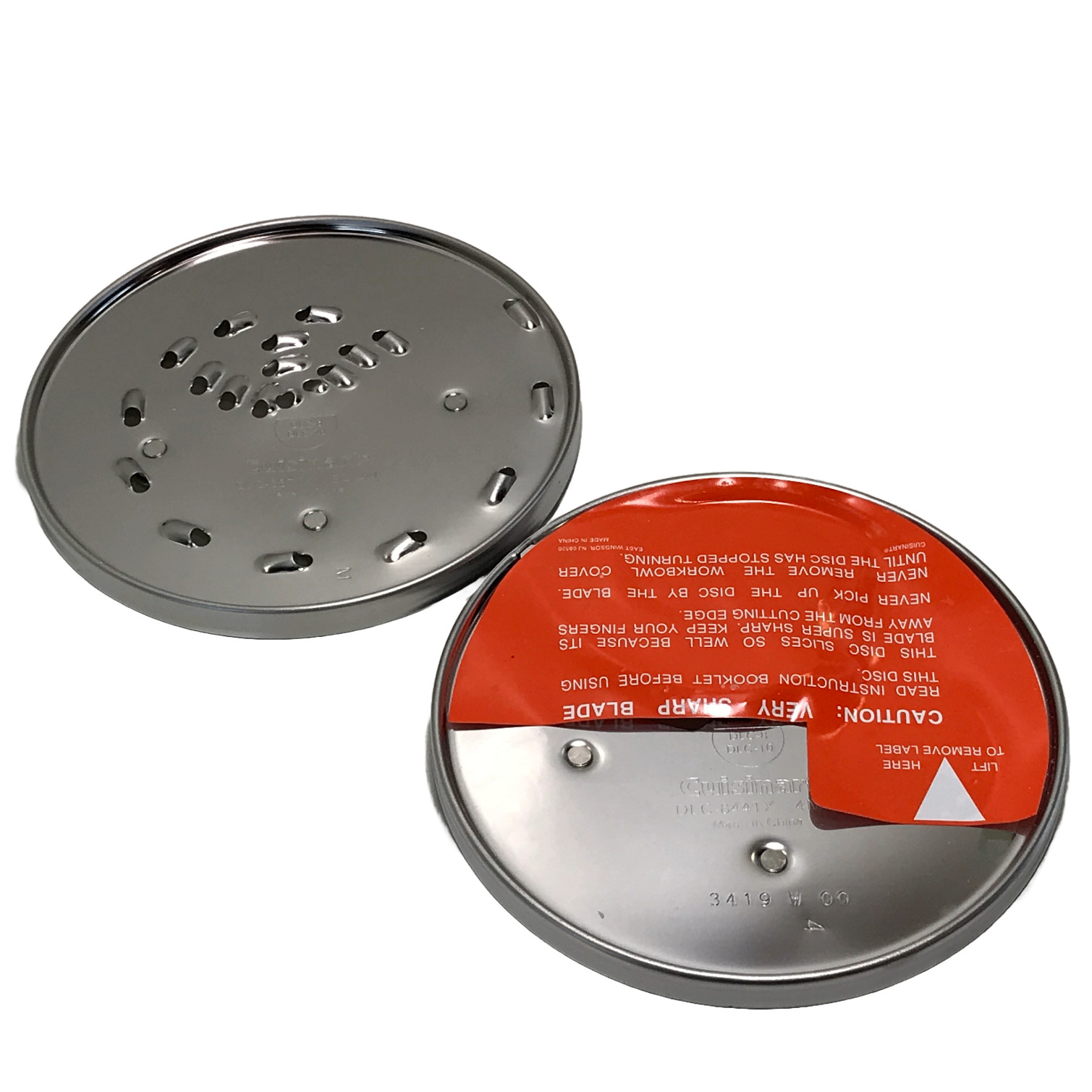New Set of 2 Cuisinart CFP-11 DFP-11 Shredding Slicing Discs DLC-837 DLC-844 OEM