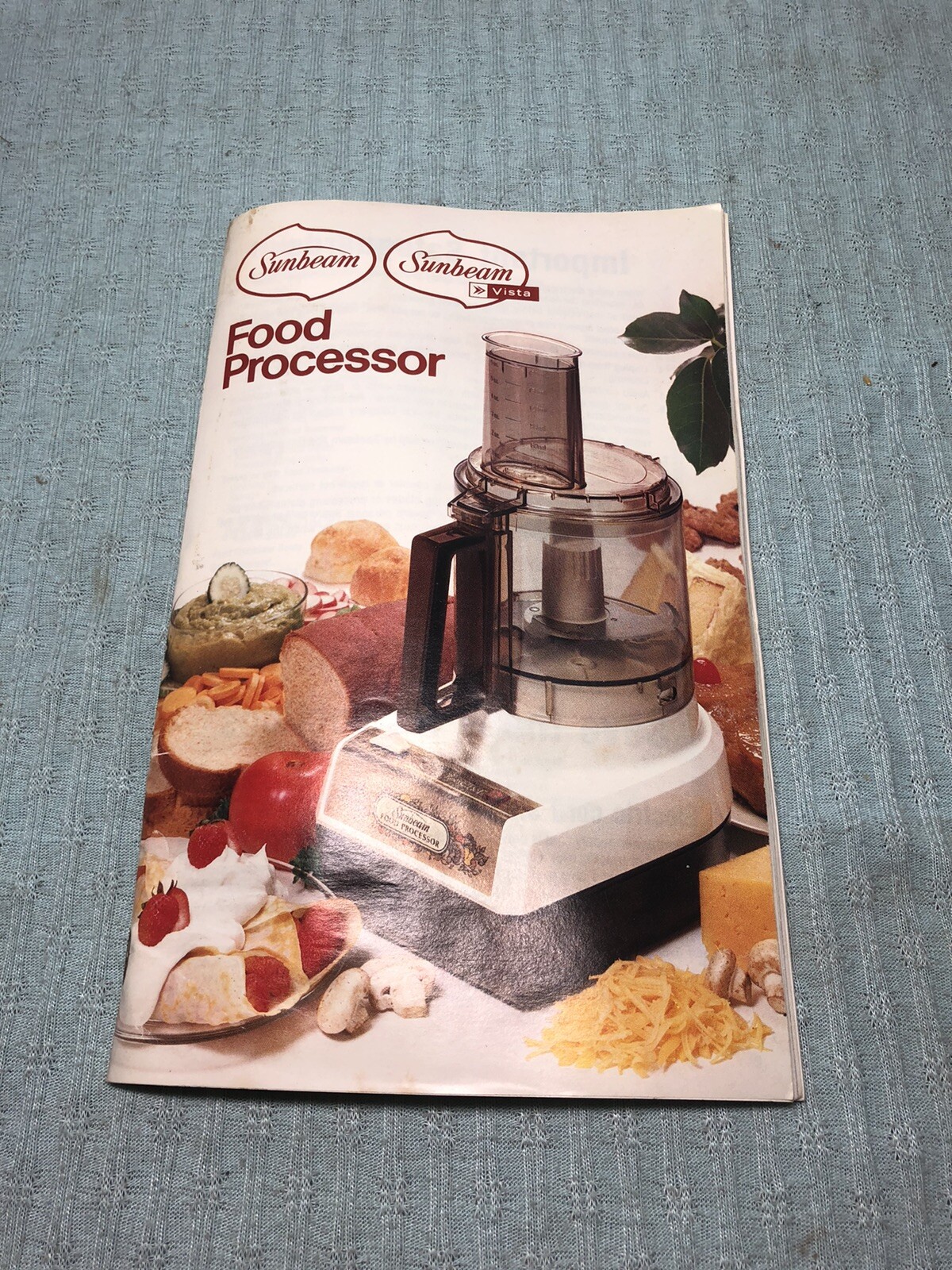 Sunbeam Mixmaster Le Chef 14-11 Food Processor Owner’s Manual EC