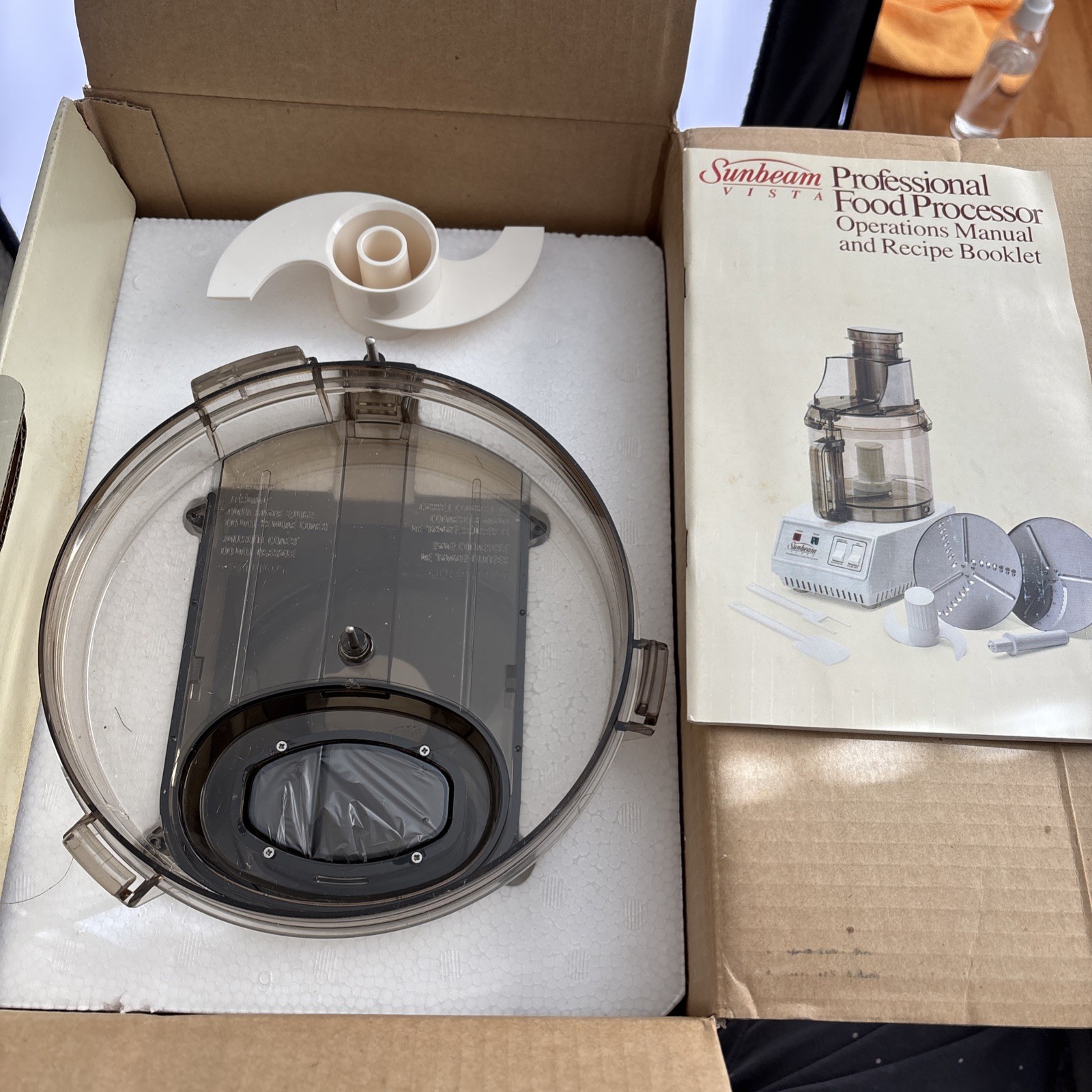 Vtg Sunbeam Vista Professional Food Processor 84071 Tested Working(NEW RARE)