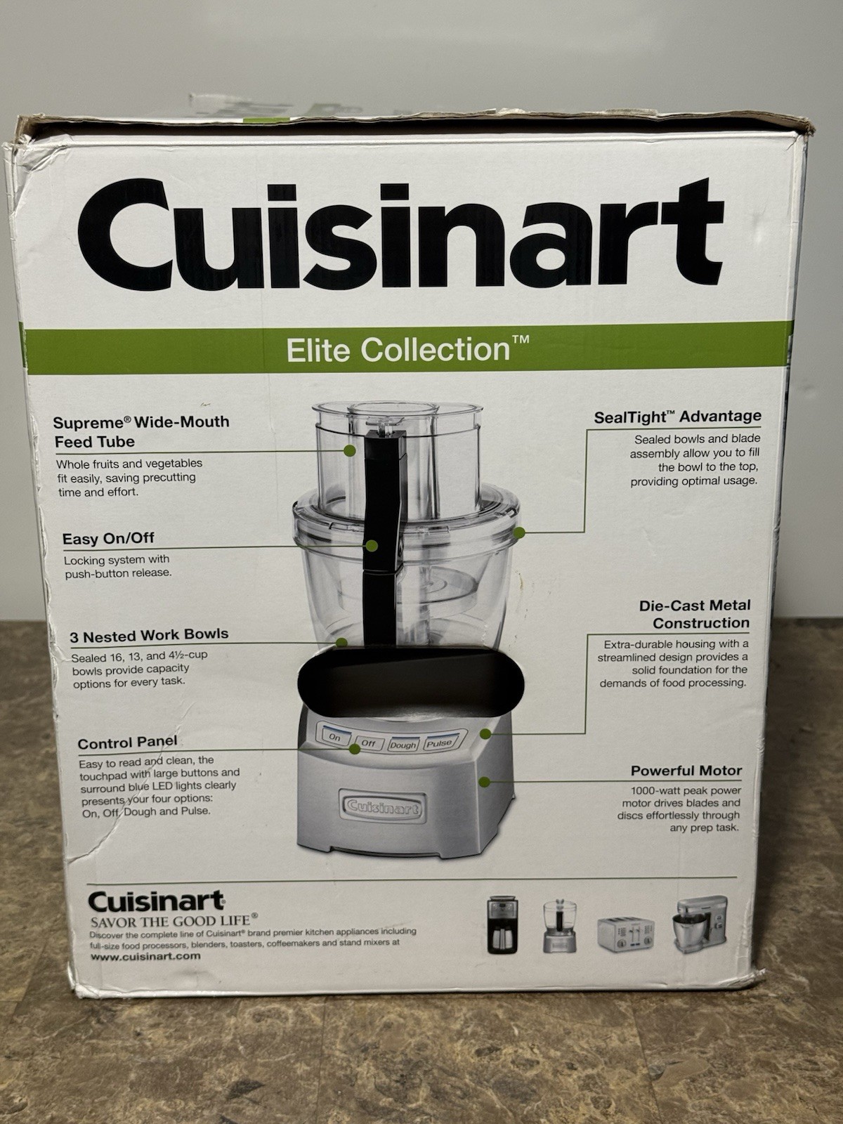 Cuisinart Elite Collection 16-Cup Food Processor FP-16DCWS – Open Box