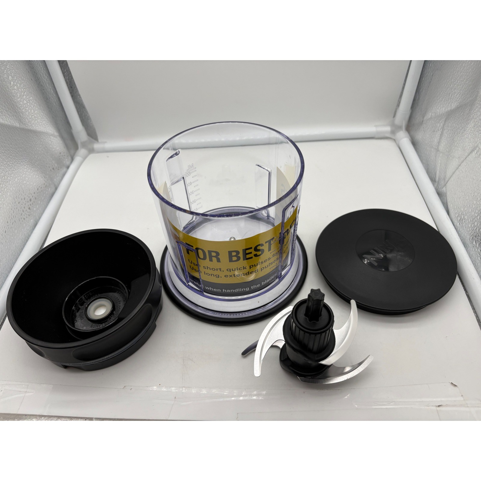 Genuine Ninja Master Prep Food Processor 16 oz 2 Cup Chopper Bowl & Blade Parts