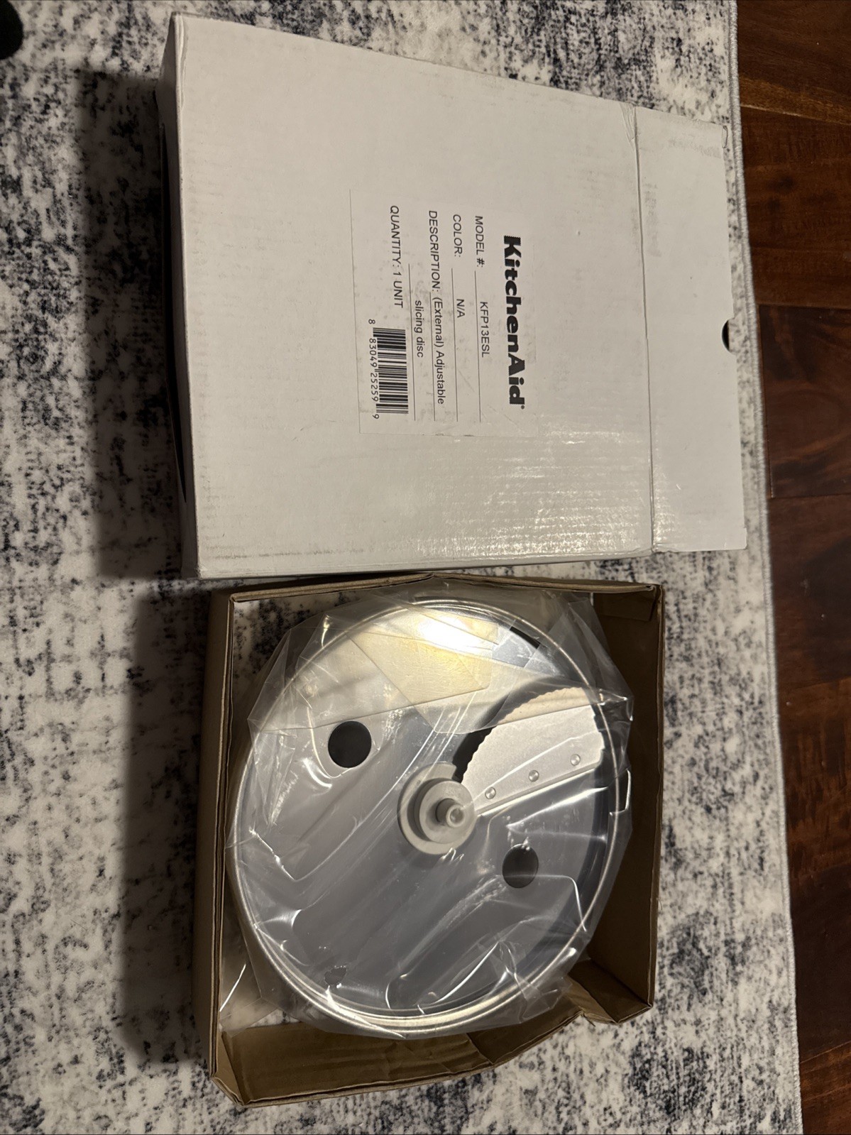 Kitchen Aid OEM Adjustable Slicing Disc Blade (Thin to Thick) KFP1344 KFP1333 FS