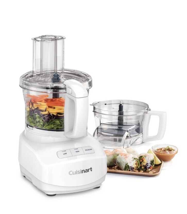 NEW Cuisinart 9 Cups Continuous Feed Core Food Processor -White 350 Watts FC-9CF