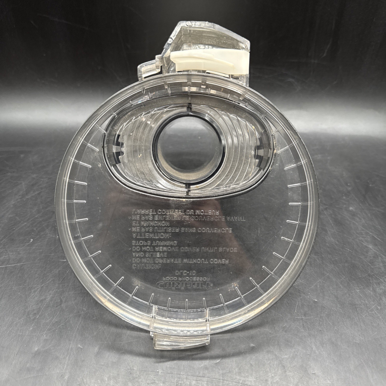 Cuisinart DLC-10 Food Processor Lid Chute Part DLC-117BGTX DLC-118BGTX