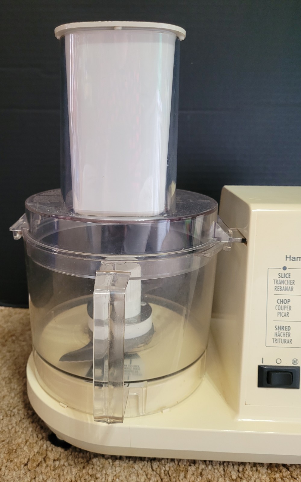 Vintage Hamilton Beach Model 702R Food Processor w/ One Blade