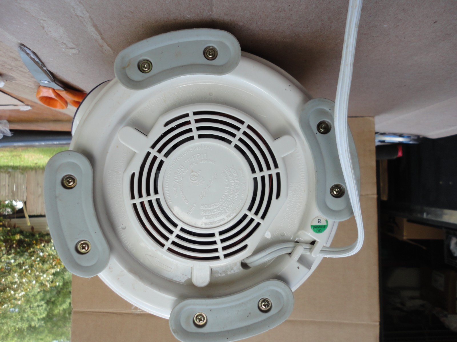 Hamilton Beach Food Processor Base Unit Only Replacement Part Model 70590