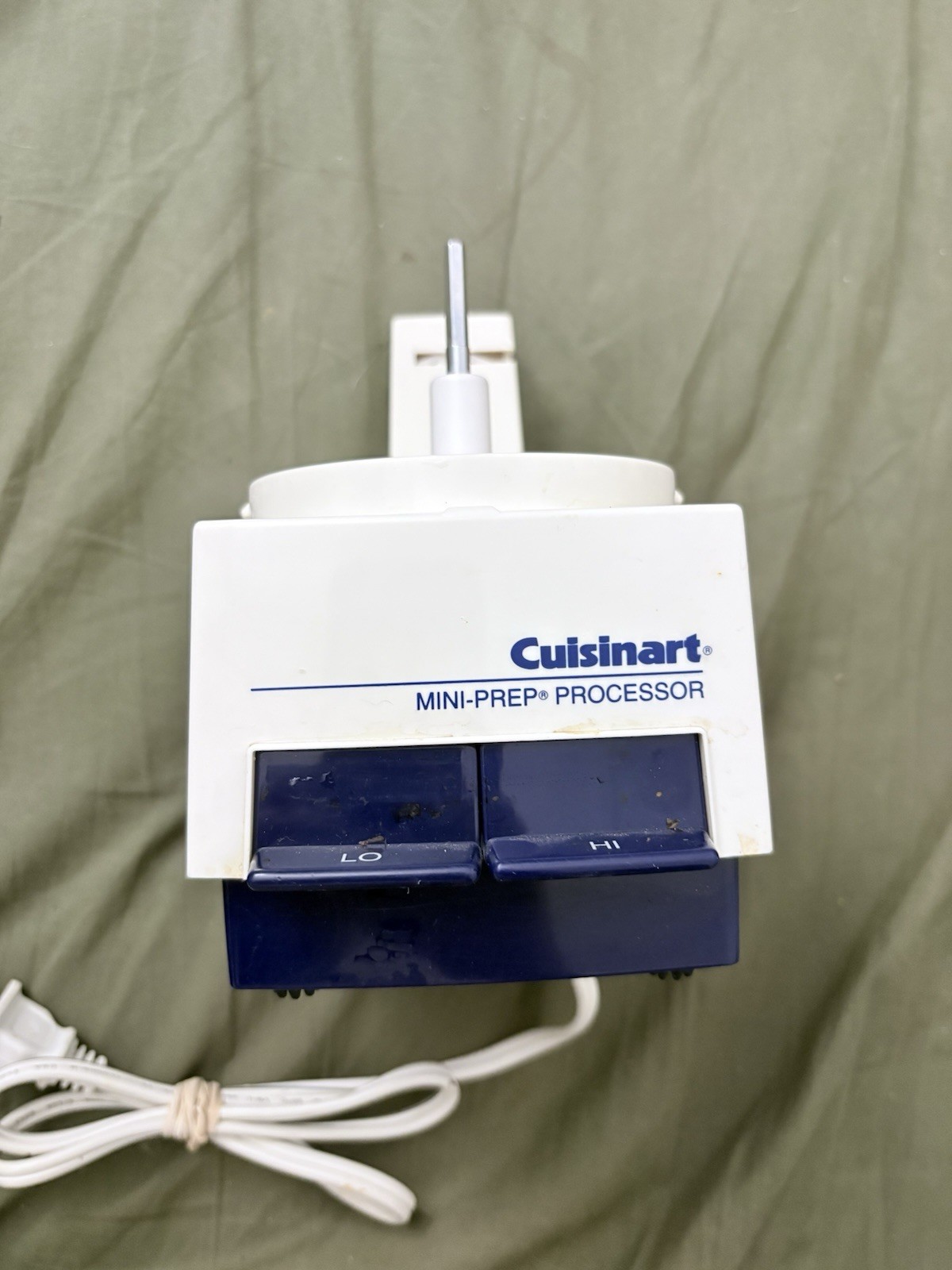 Cuisinart Mini-Prep DLC-1TX 250W 2-Speed Pulse Motor Base Only White/Blue