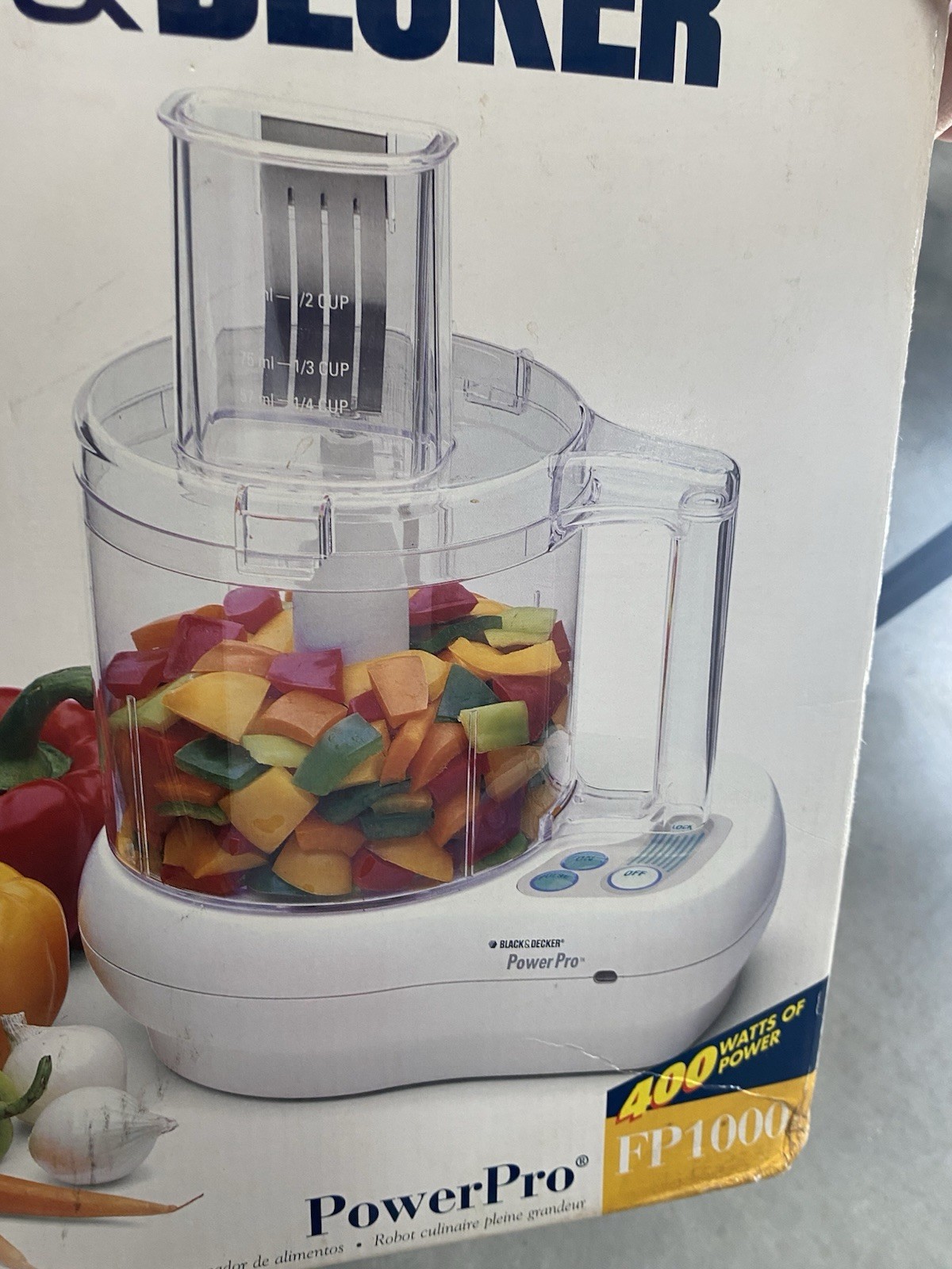 Black & Decker Power Pro FP1000 Full Size Food Processor Tested Works