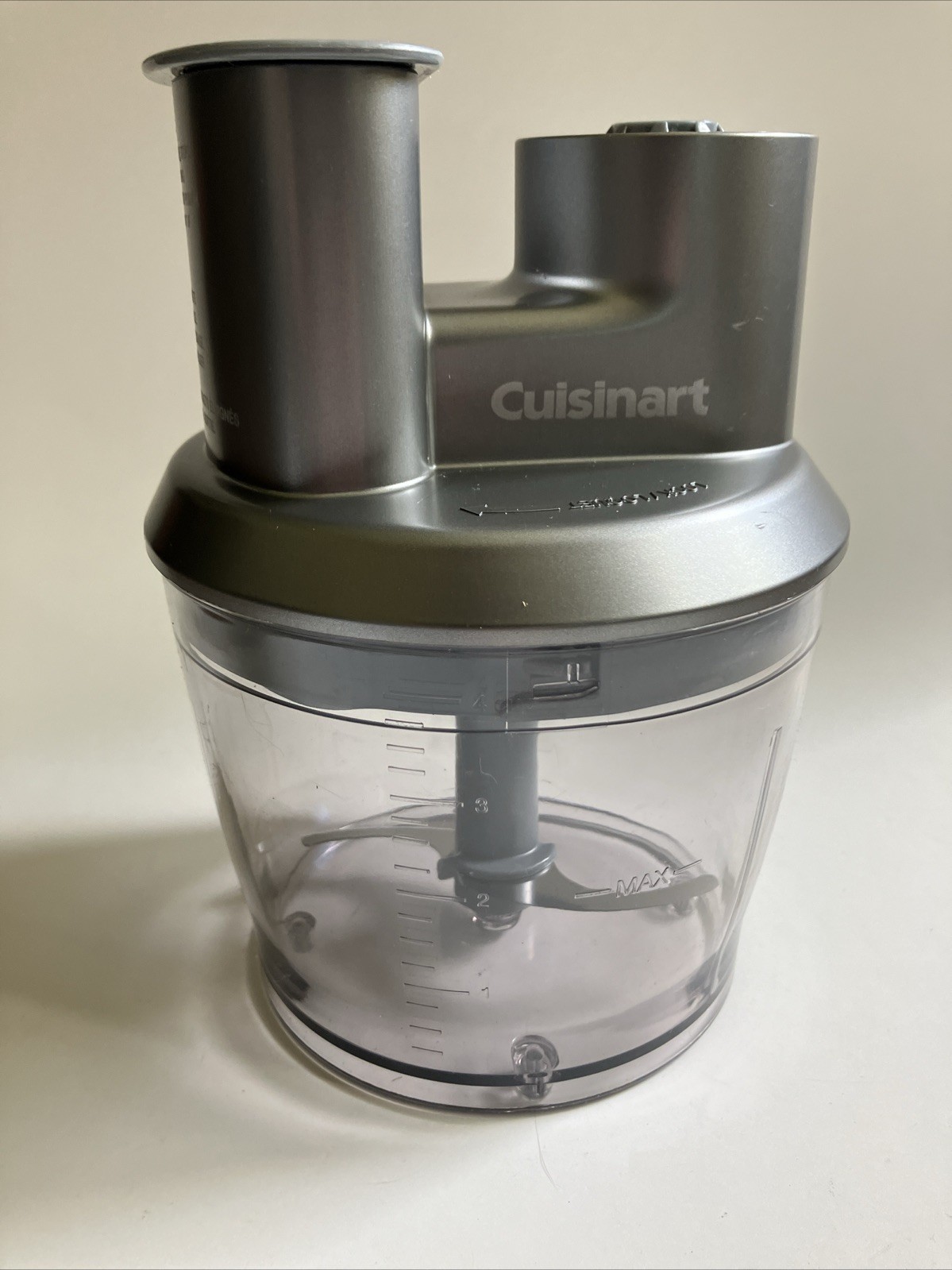 Cuisinart Handheld Stick Blender HB6092 4 Cup Bowl Lid Blade and Pusher OEM